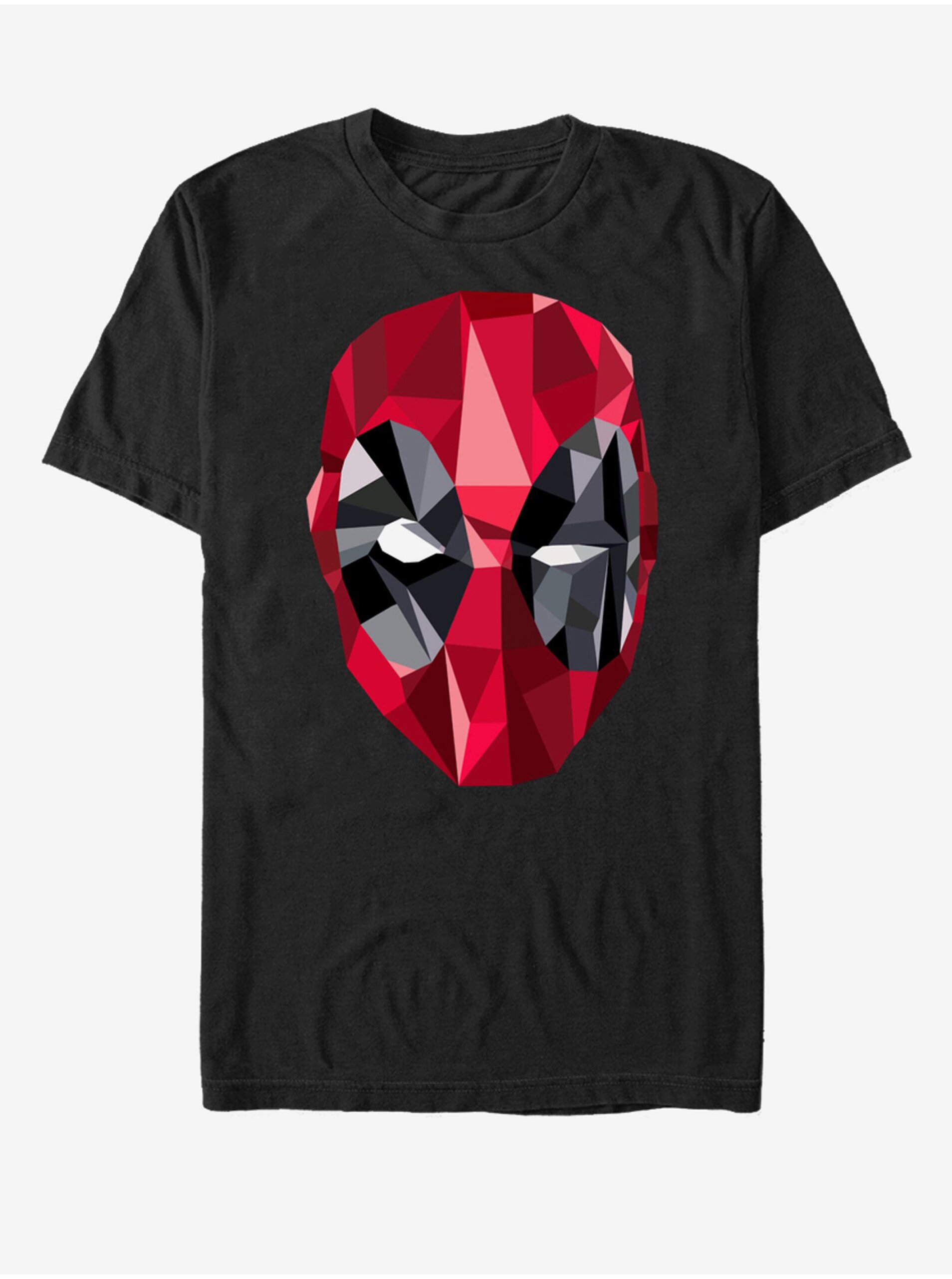 Levně Černé unisex tričko Marvel Poly Deadpool