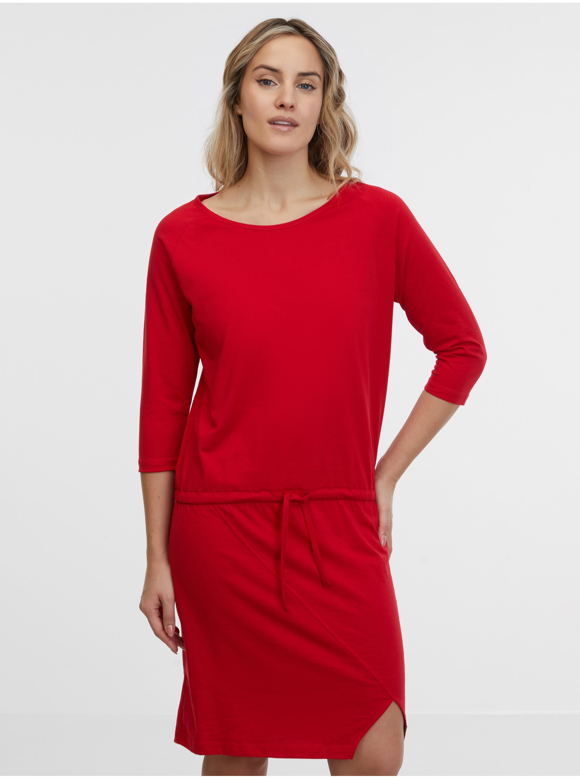 E-shop Červené dámske šaty SAM 73 Dora