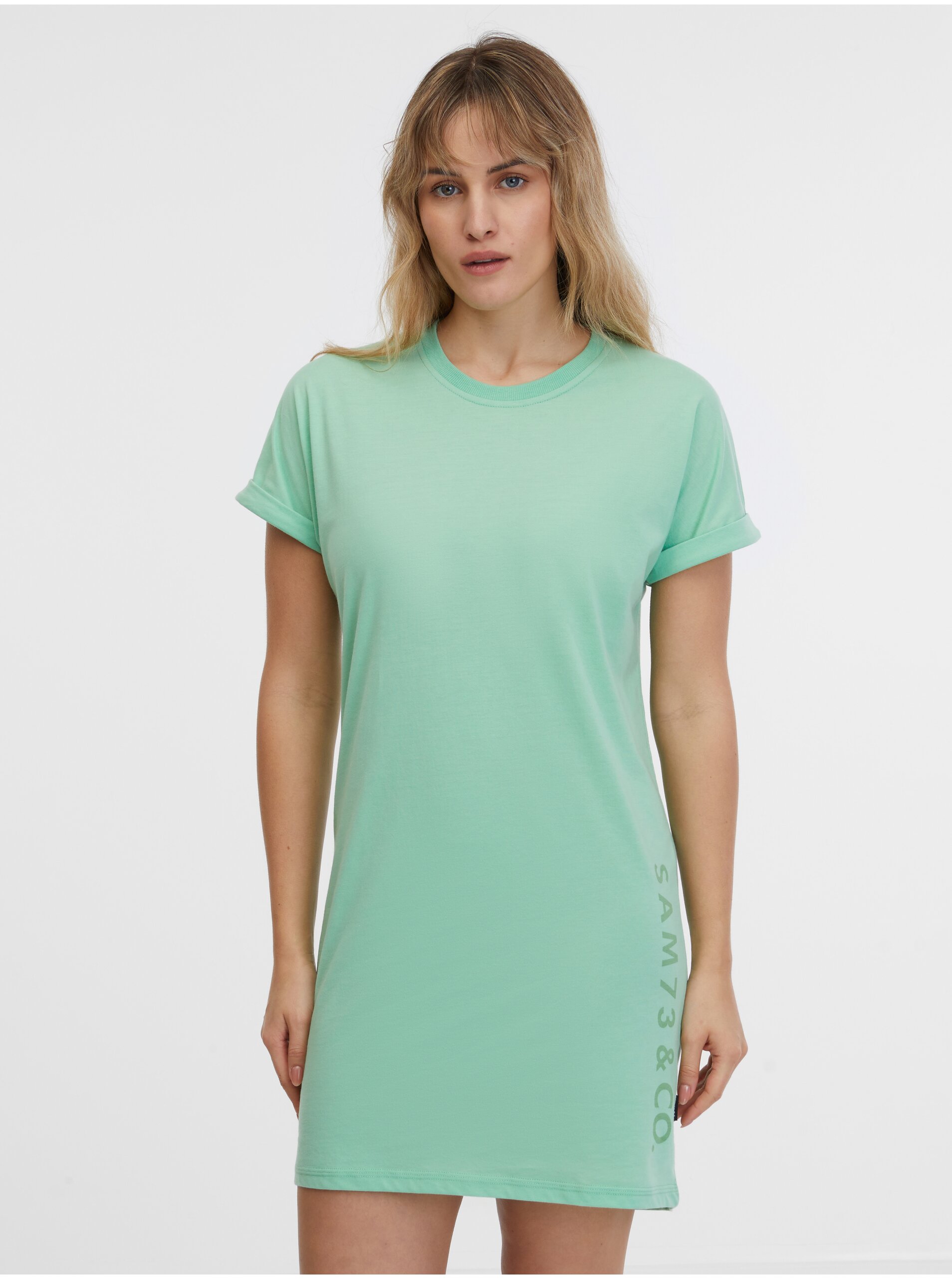 E-shop Světle zelené dámské šaty SAM 73 Dalia