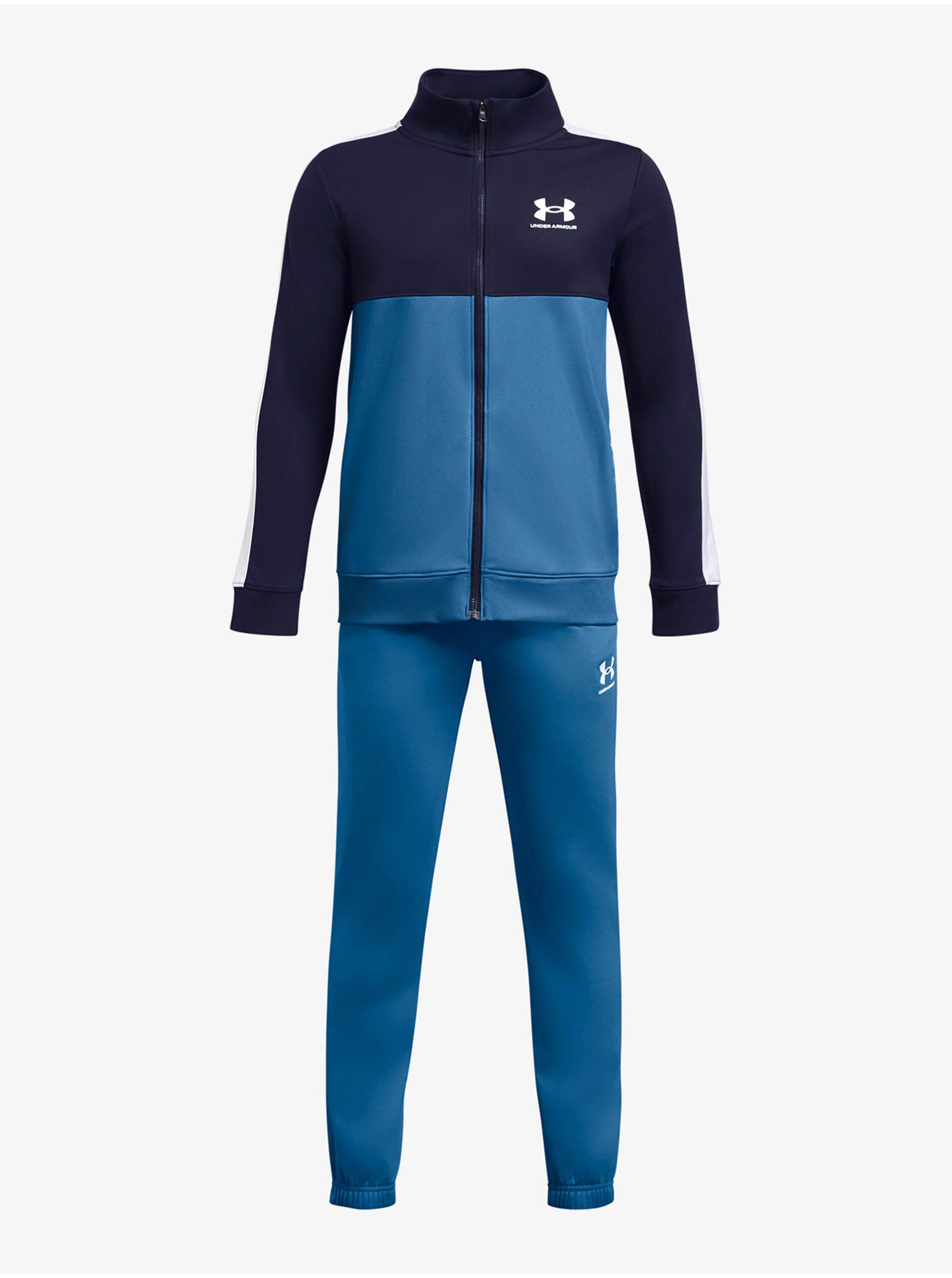 Lacno Modrá chlapčenská športová súprava Under Armour UA CB Knit Track Suit