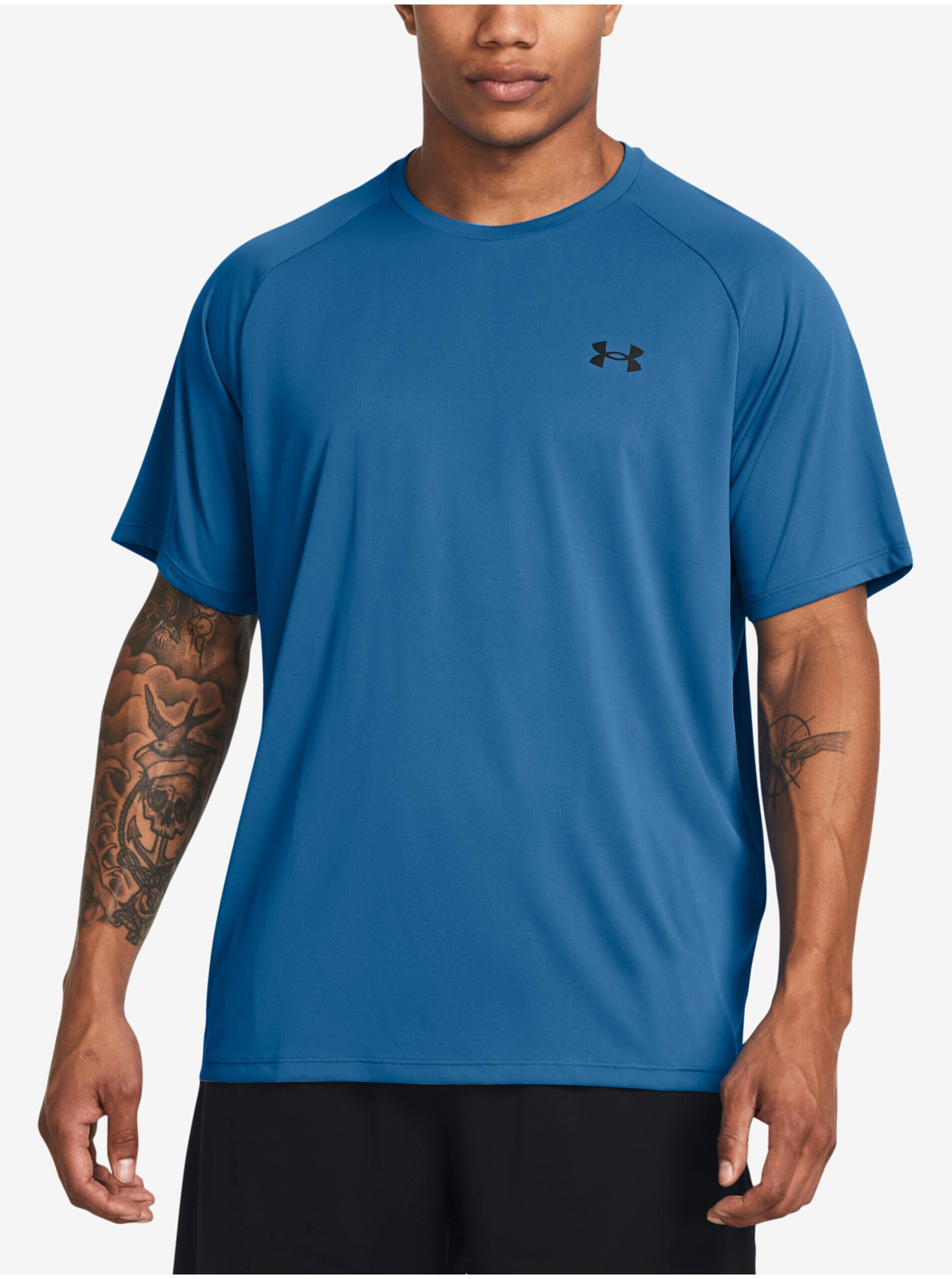 Lacno Modré pánske tričko Under Armour UA Tech 2.0 SS Tee-BLU