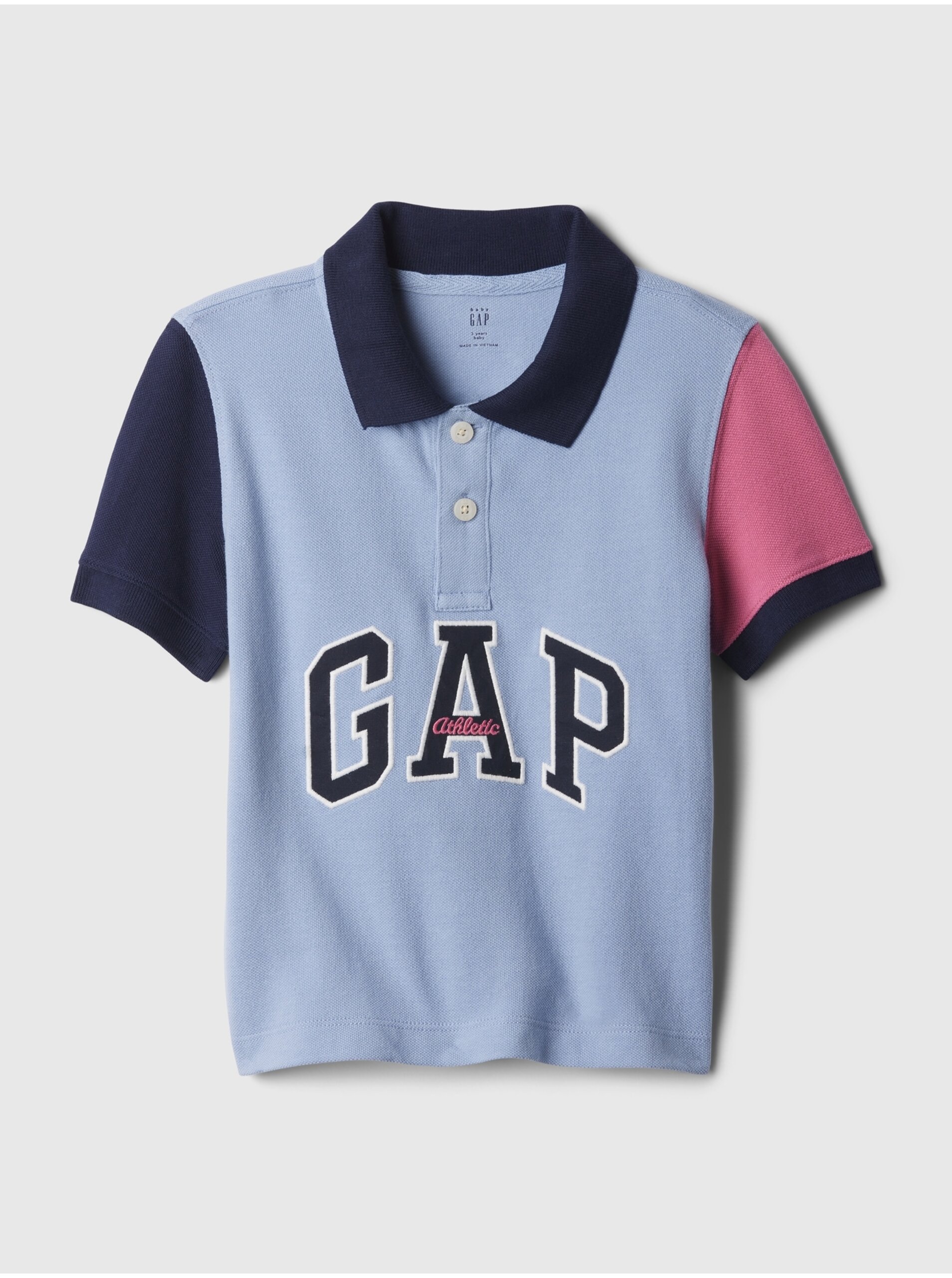 Lacno Modré chlapčenské polo tričko GAP