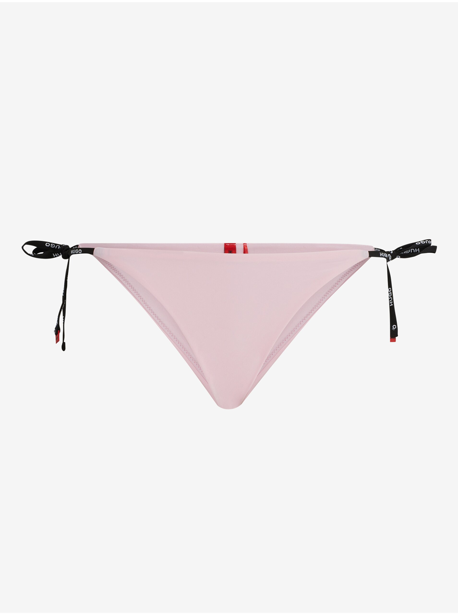 E-shop Světle růžový dámský spodní díl plavek HUGO Pure