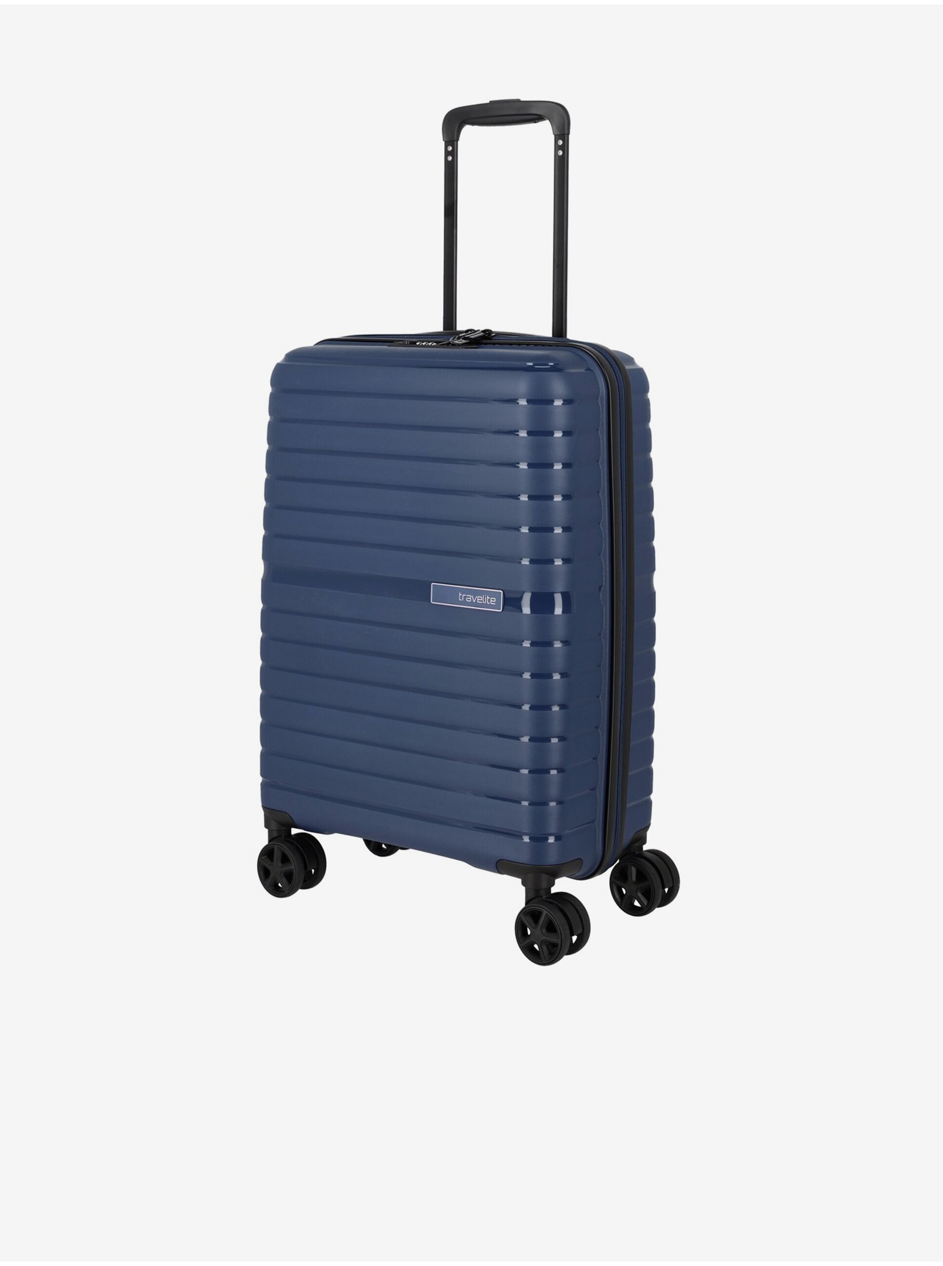 Levně Tmavě modrý cestovní kufr Travelite Trient S Blue