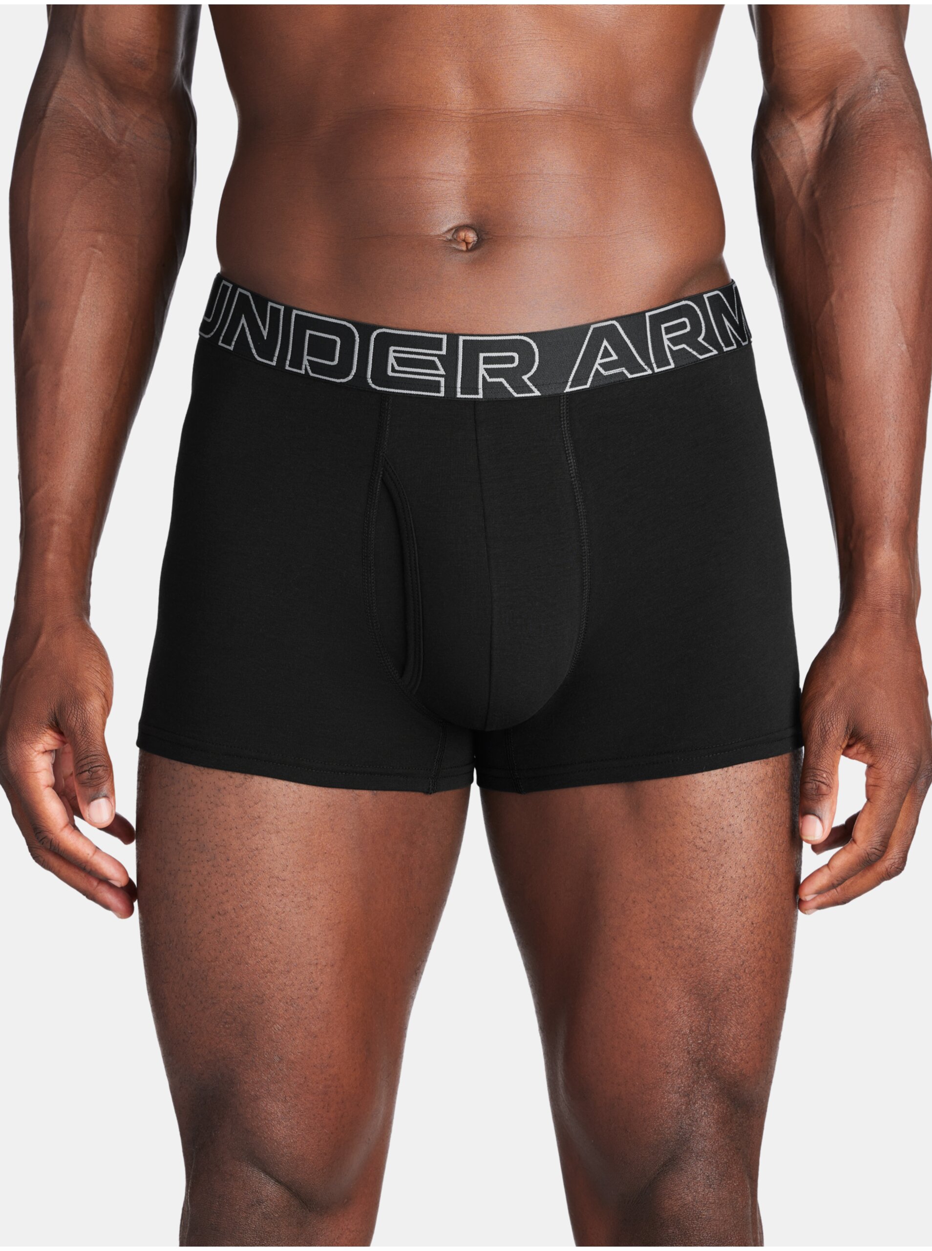 E-shop Sada pánských boxerek v černé barvě Under Armour UA Performance Cotton 3in
