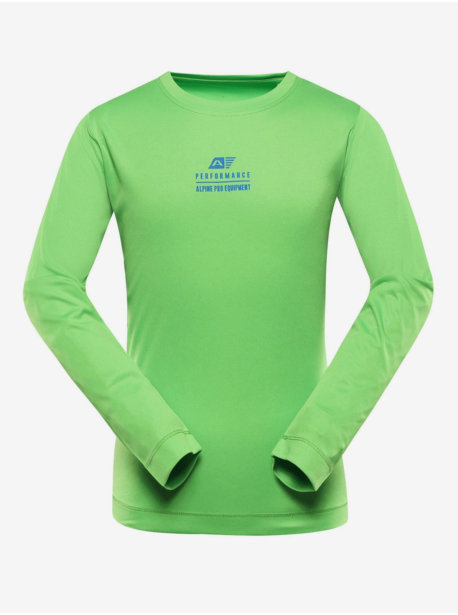 Levně Zelené dětské sportovní tričko ALPINE PRO Mildo