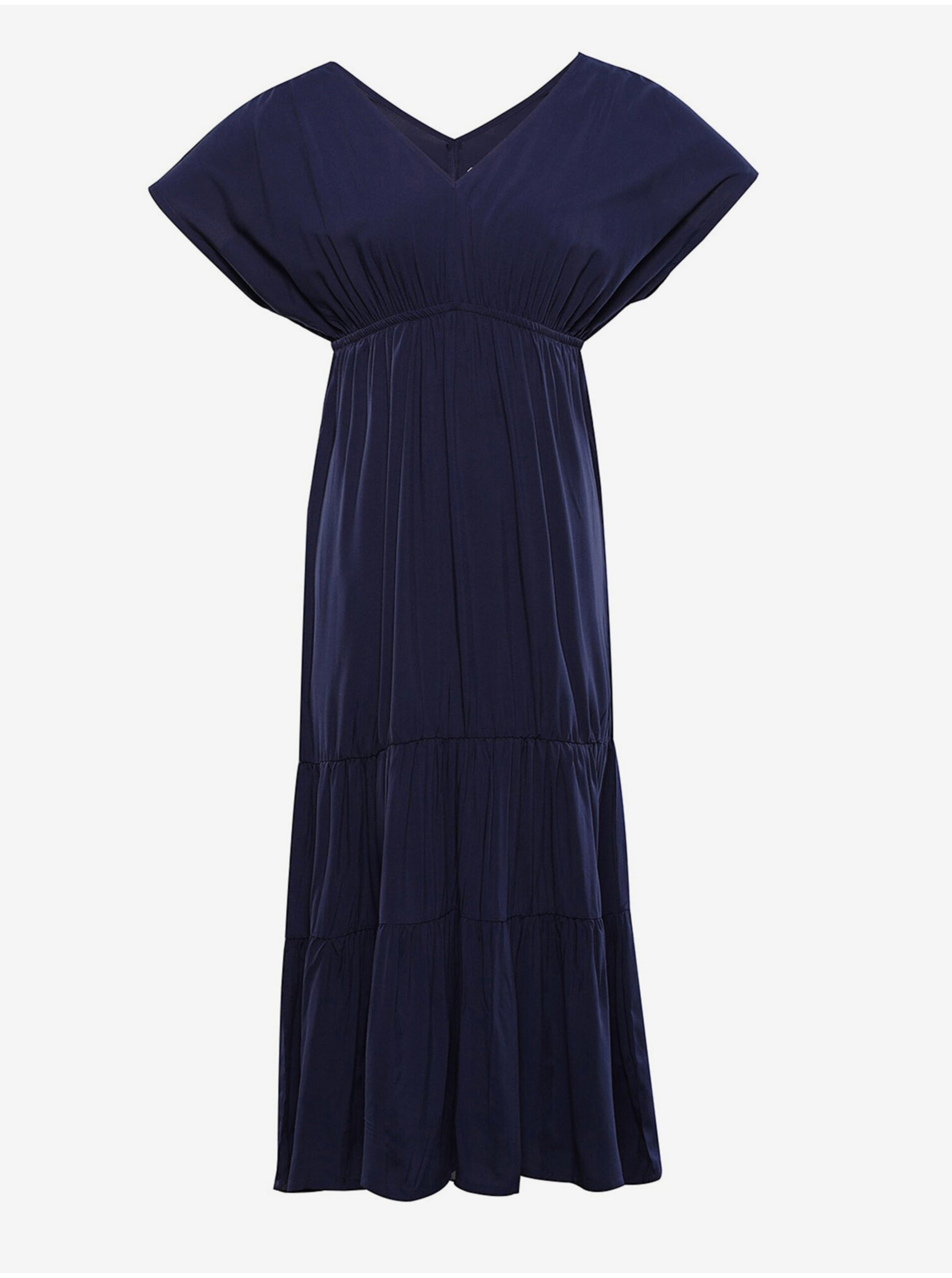 Levně Tmavě modré dámské letní šaty ALPINE PRO Graana