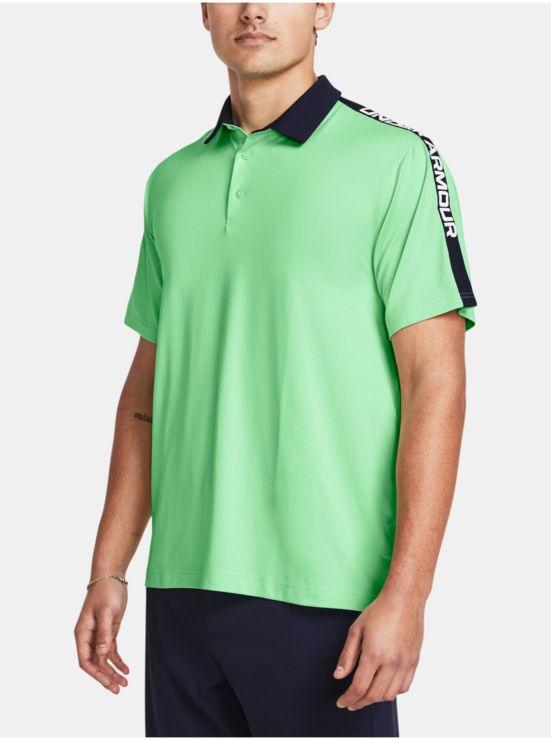 E-shop Zelené pánské sportovní polo tričko Under Armour UA Playoff 3.0 Striker Polo