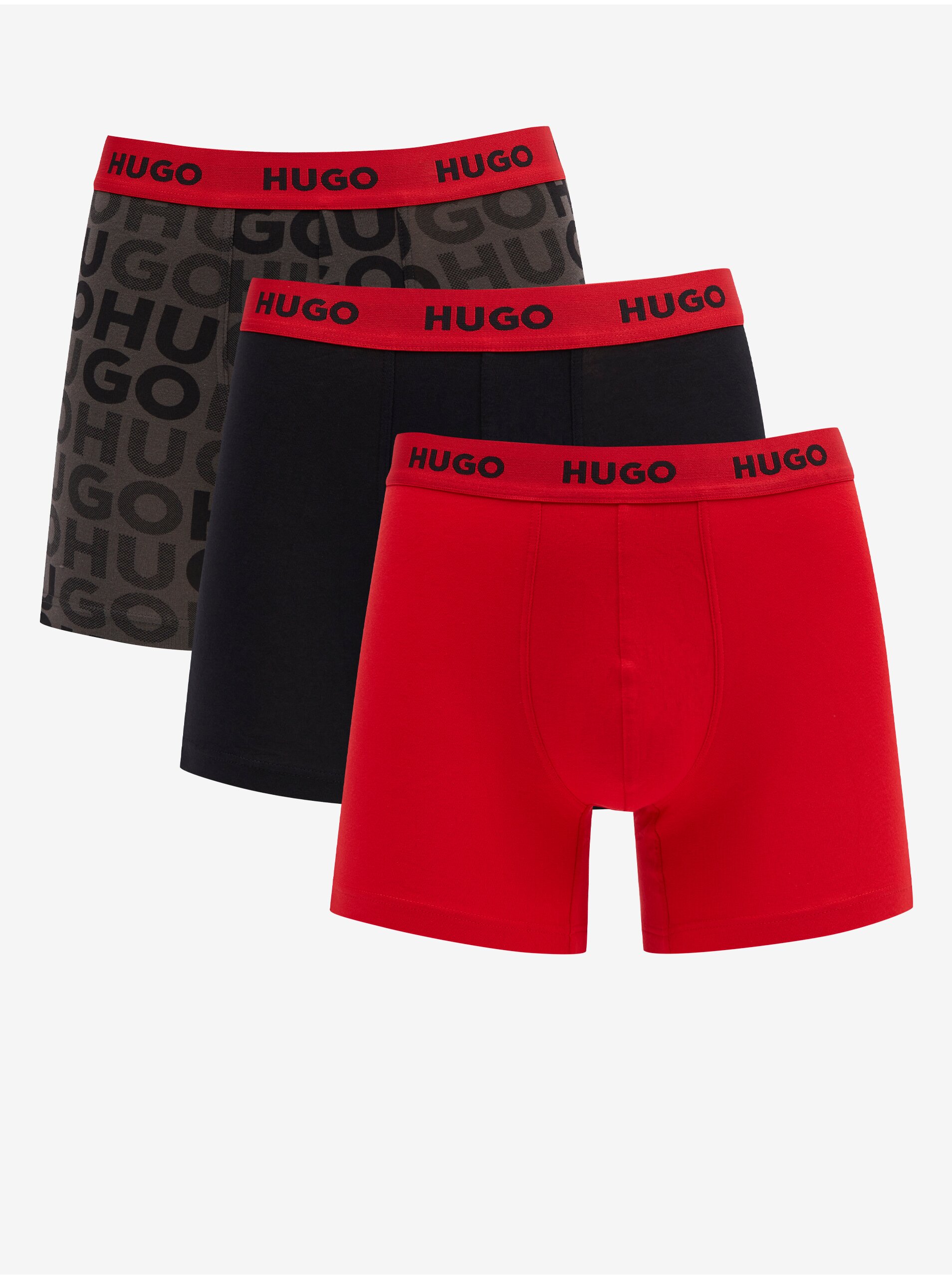 E-shop Sada tří pánských boxerek HUGO