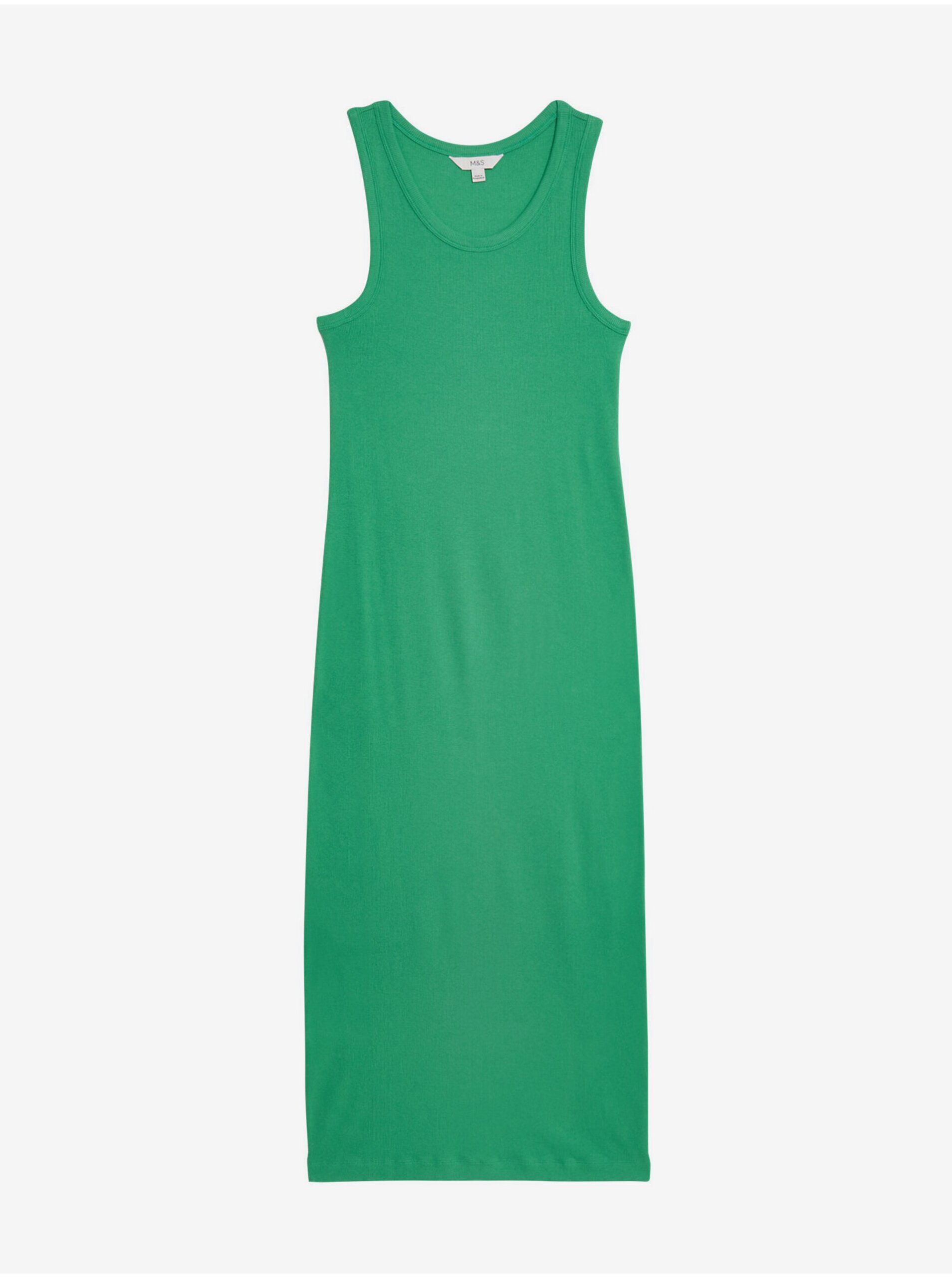 Levně Zelené dámské šaty Marks & Spencer