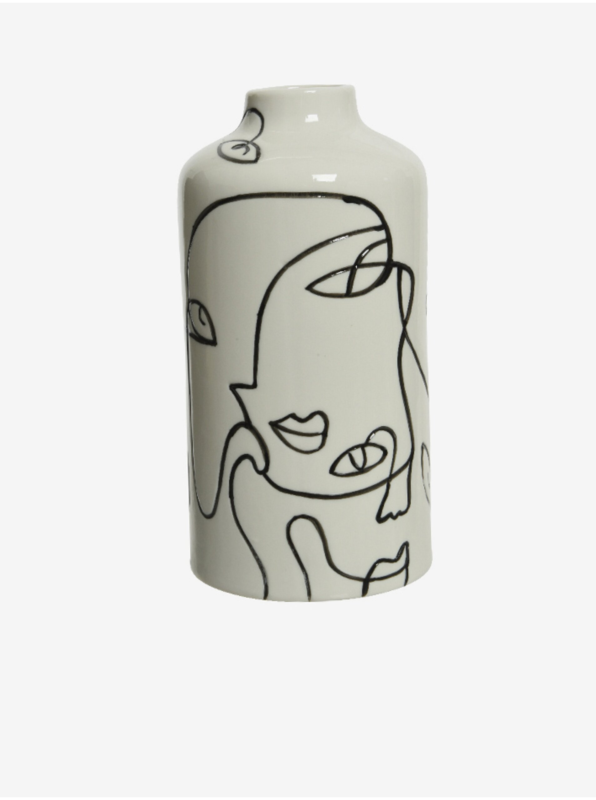 E-shop Biela porcelánová váza Kaemingk