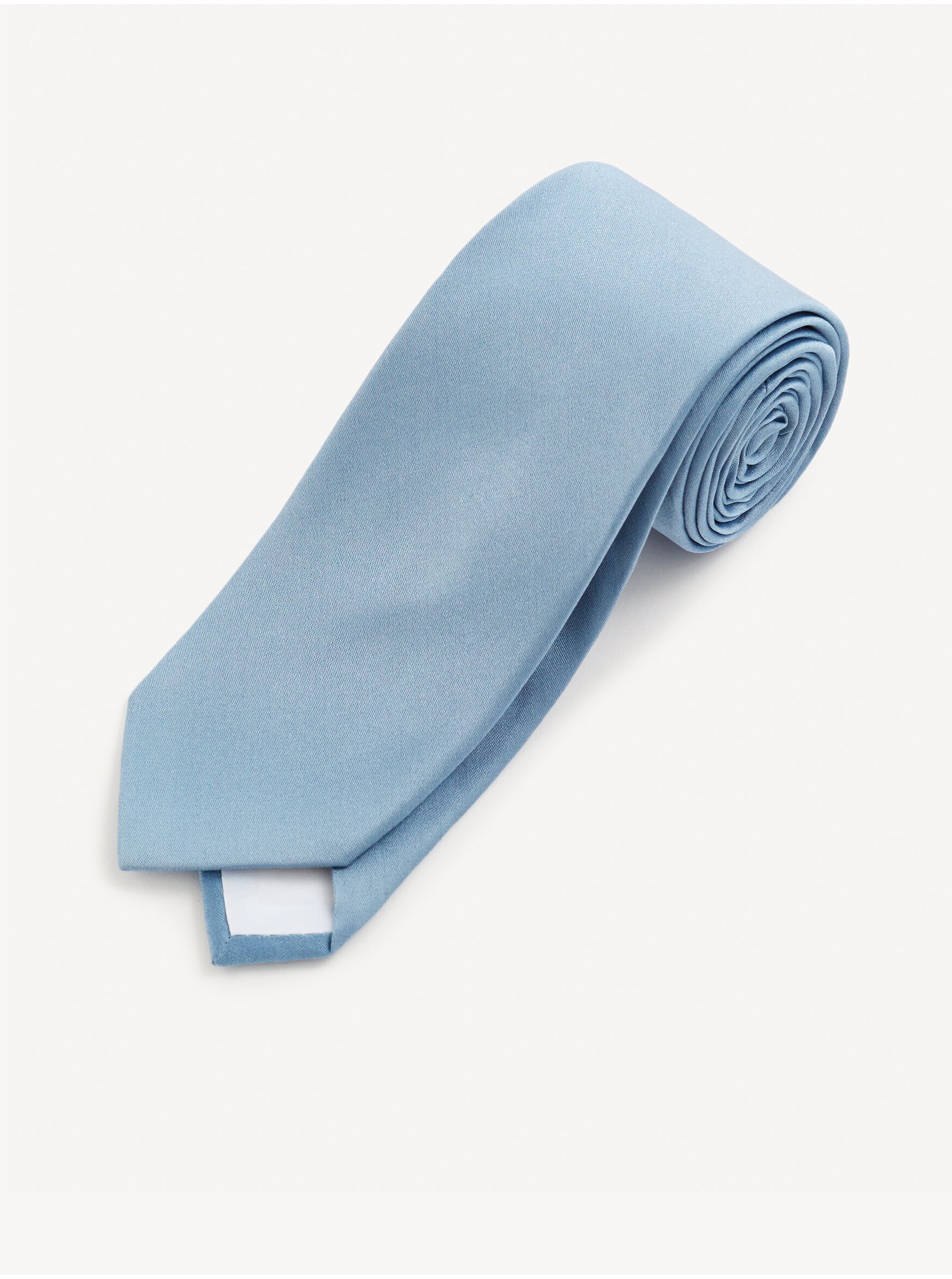 Levně Modrá hedvábná kravata Celio Gitiesatin