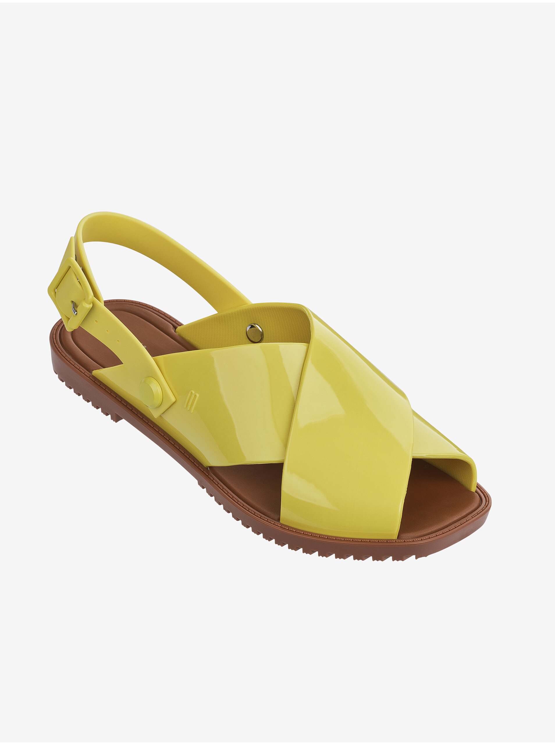 Levně Světle zelené dámské sandálky Melissa Sauce Sandal