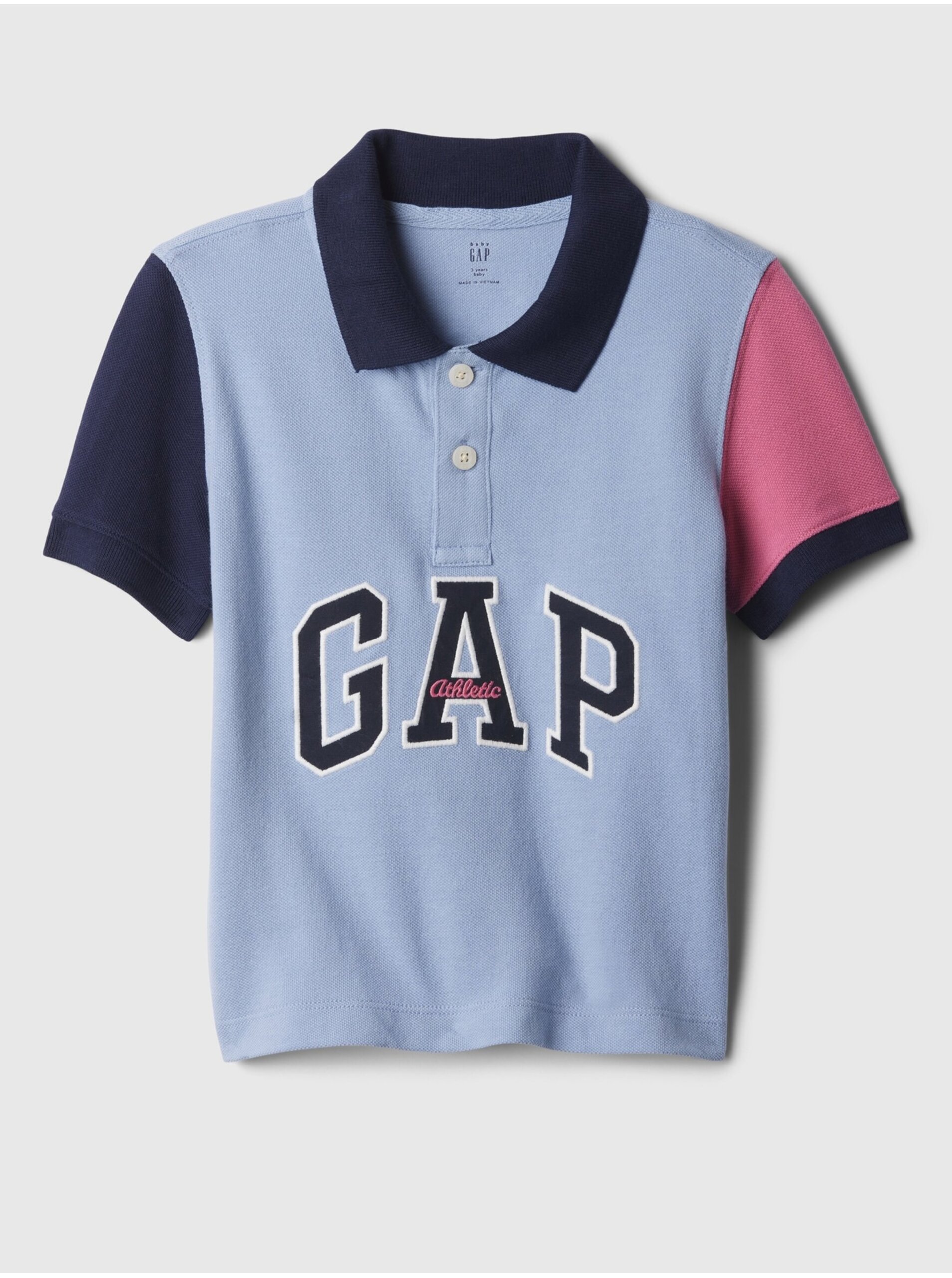 Lacno Modré chlapčenské polo tričko GAP