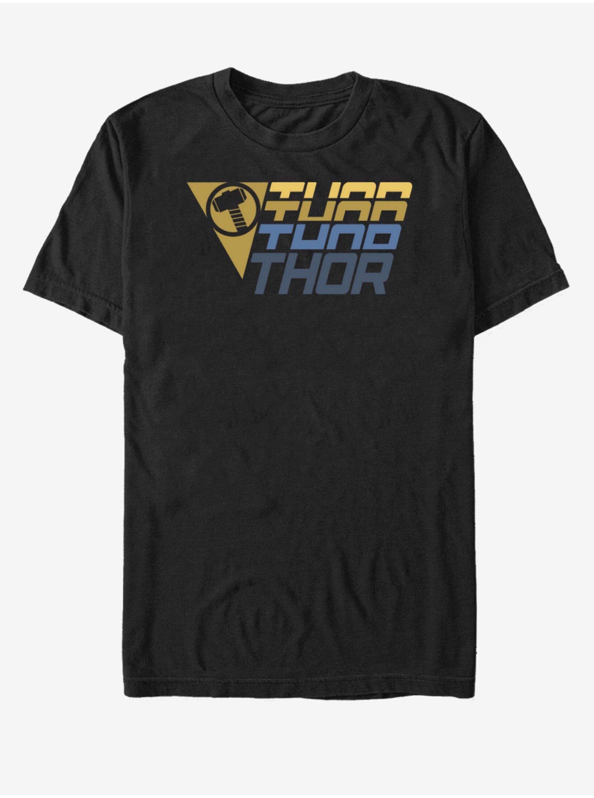 Levně Černé unisex tričko Marvel Thor Sport
