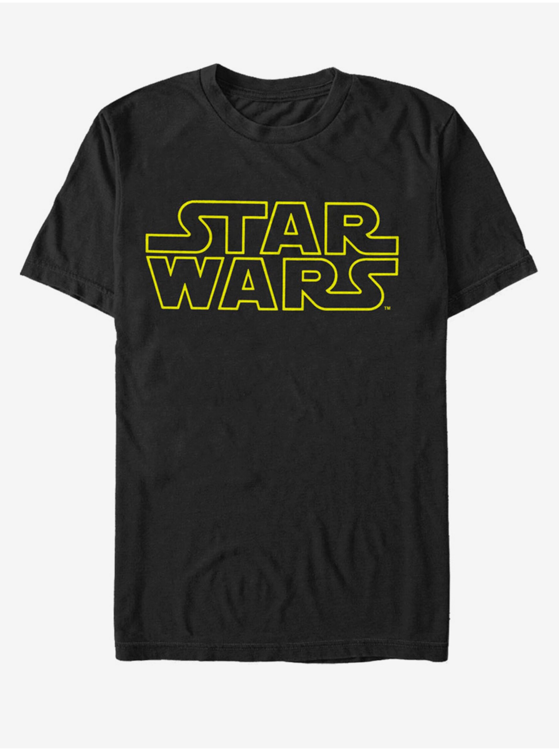 Lacno Čierne unisex tričko Star Wars Simplified