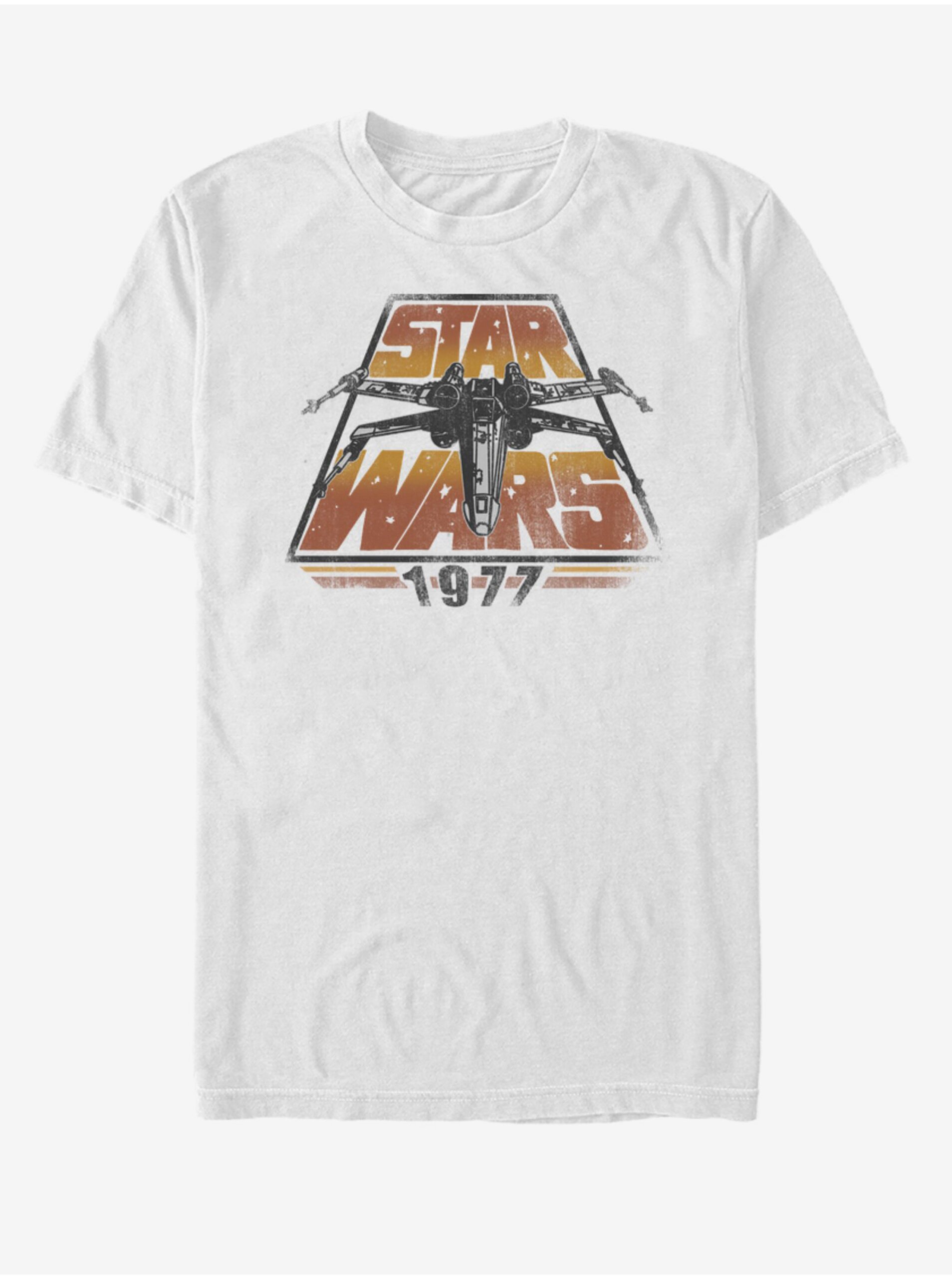 Levně Bílé unisex tričko Star Wars Space Travel