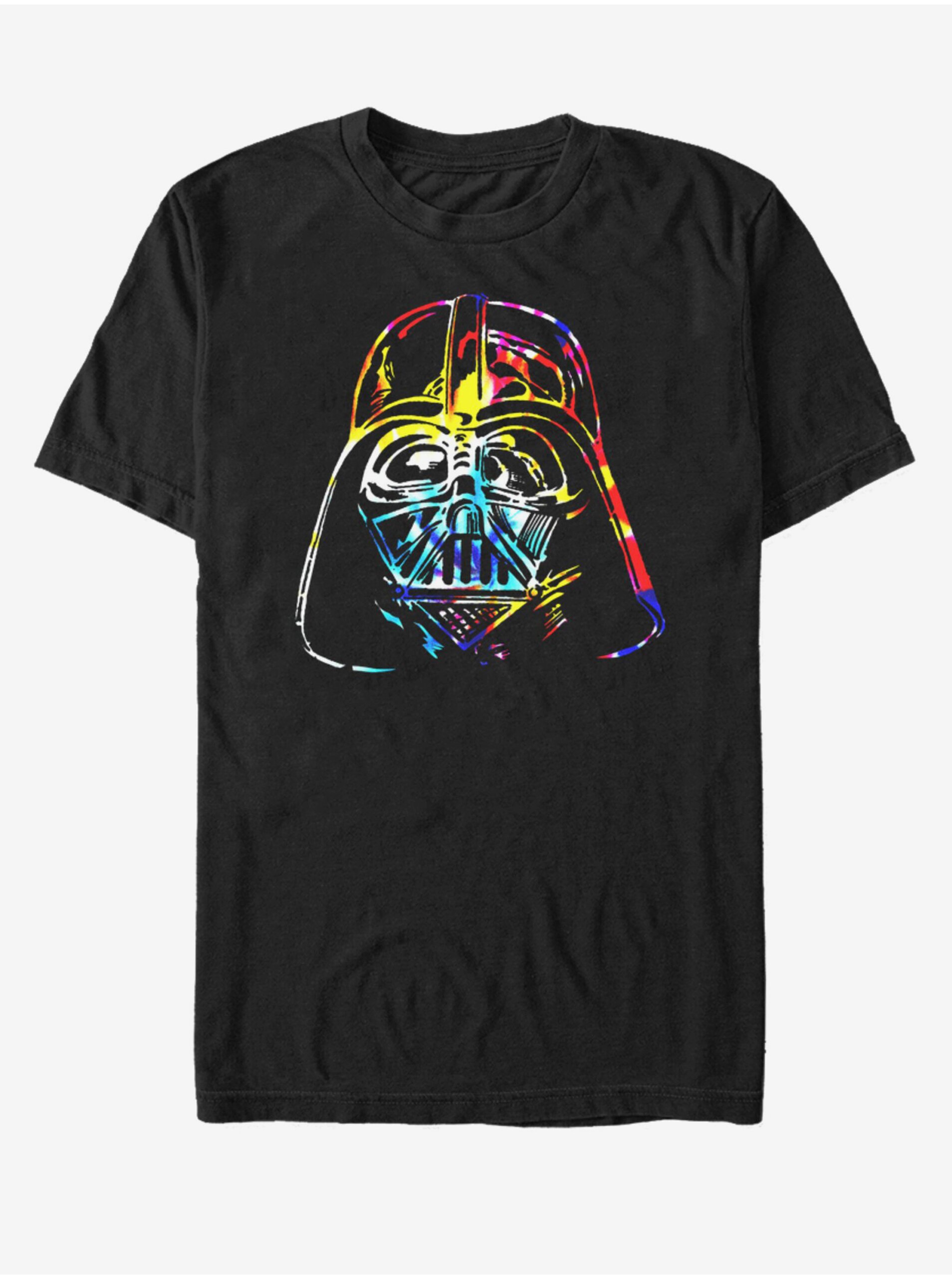 Lacno Čierne unisex tričko Star Wars Groovy Vader