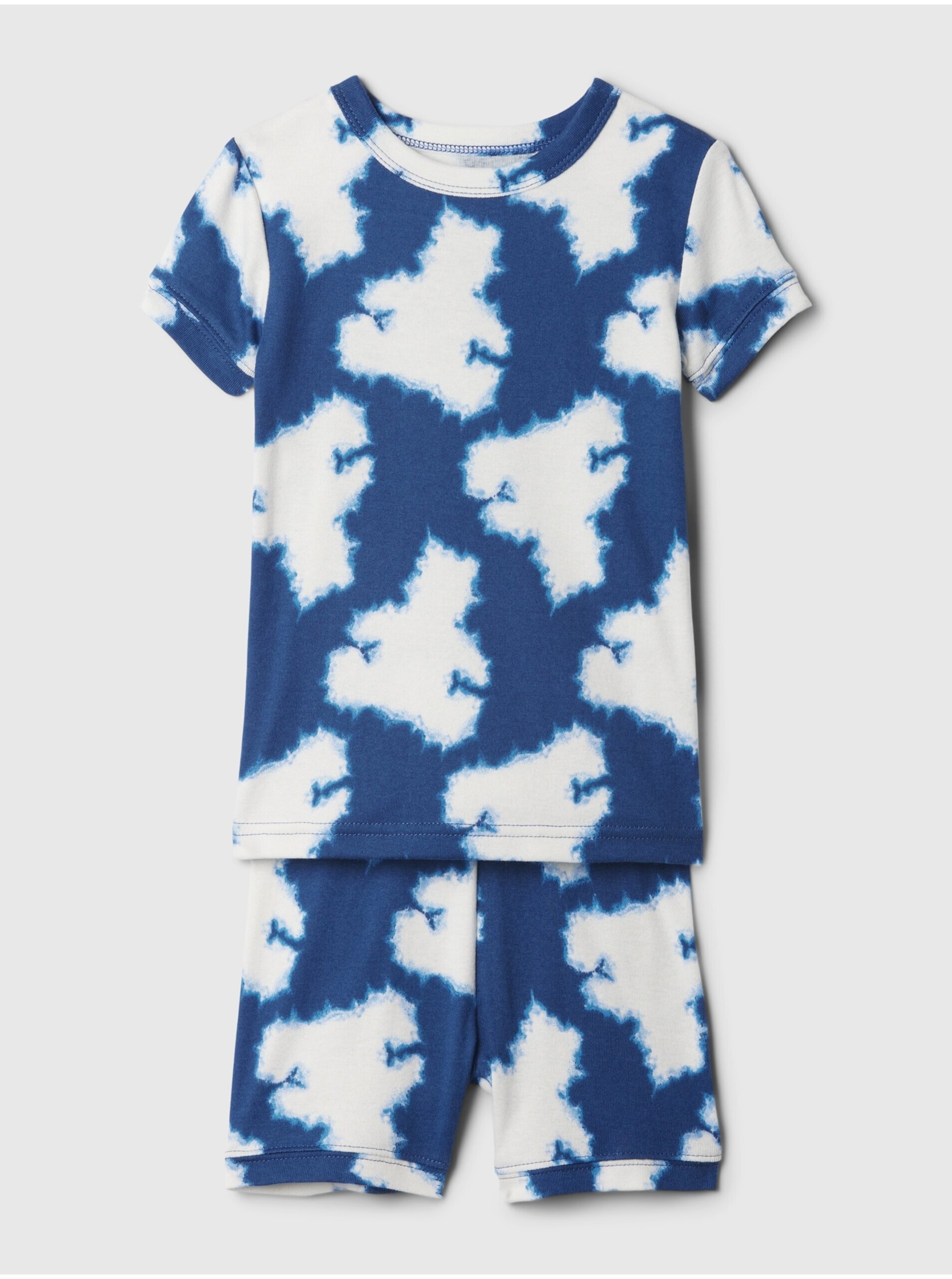 Levně Modré klučičí vzorované pyžamo GAP