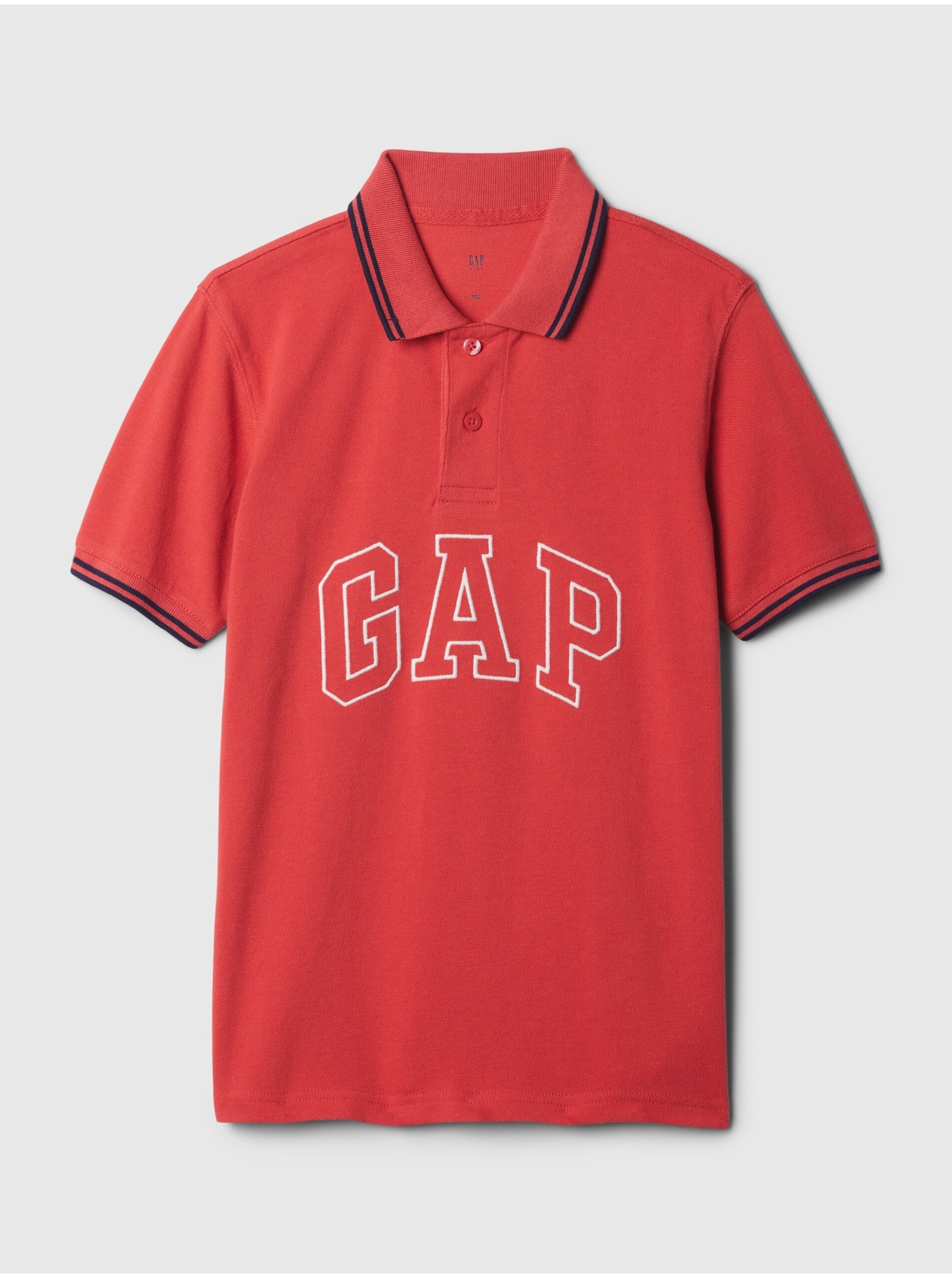 Lacno Červené chlapčenské polo tričko GAP