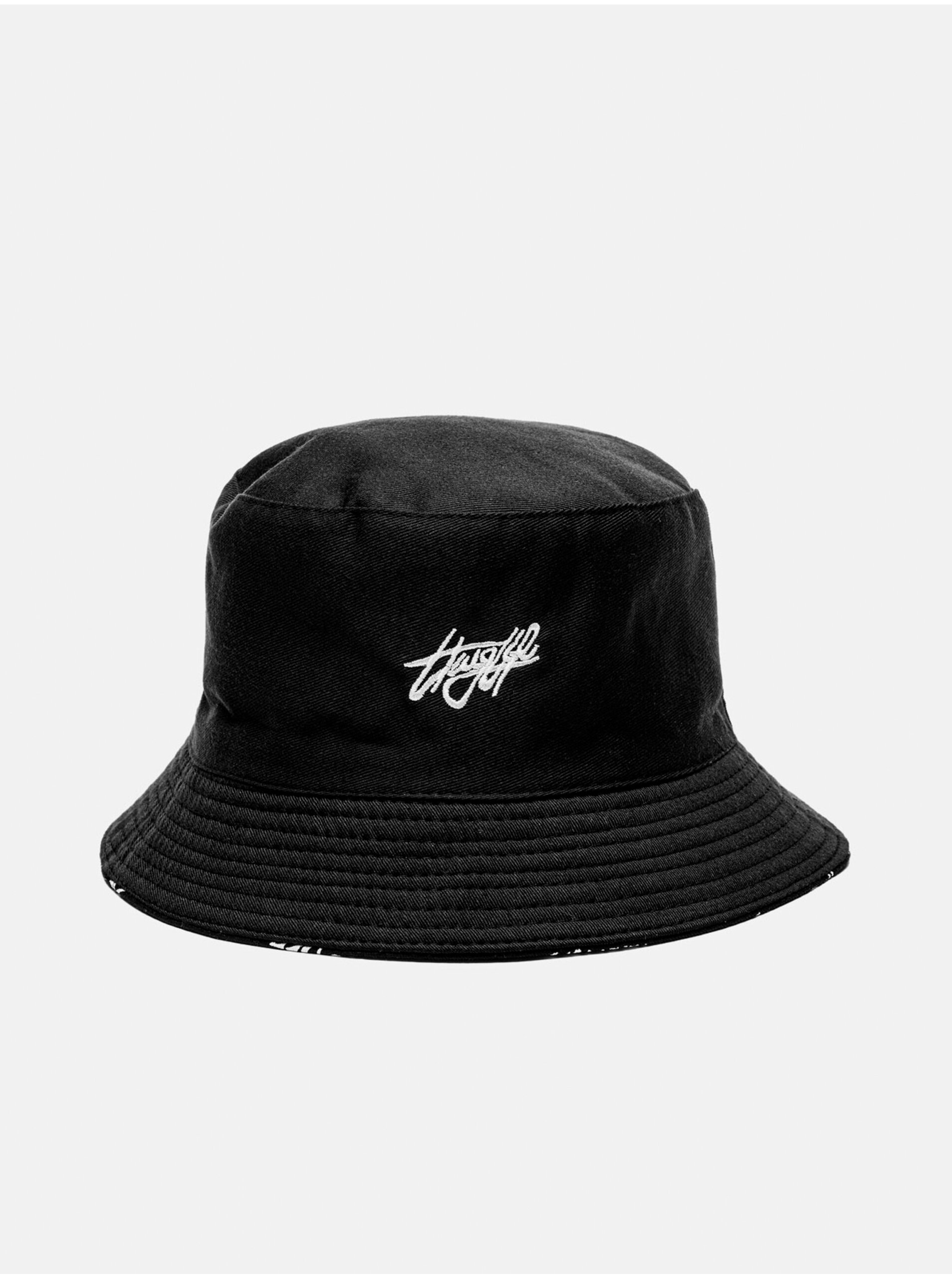 E-shop Čierny pánsky obojstranný klobúk Edoti