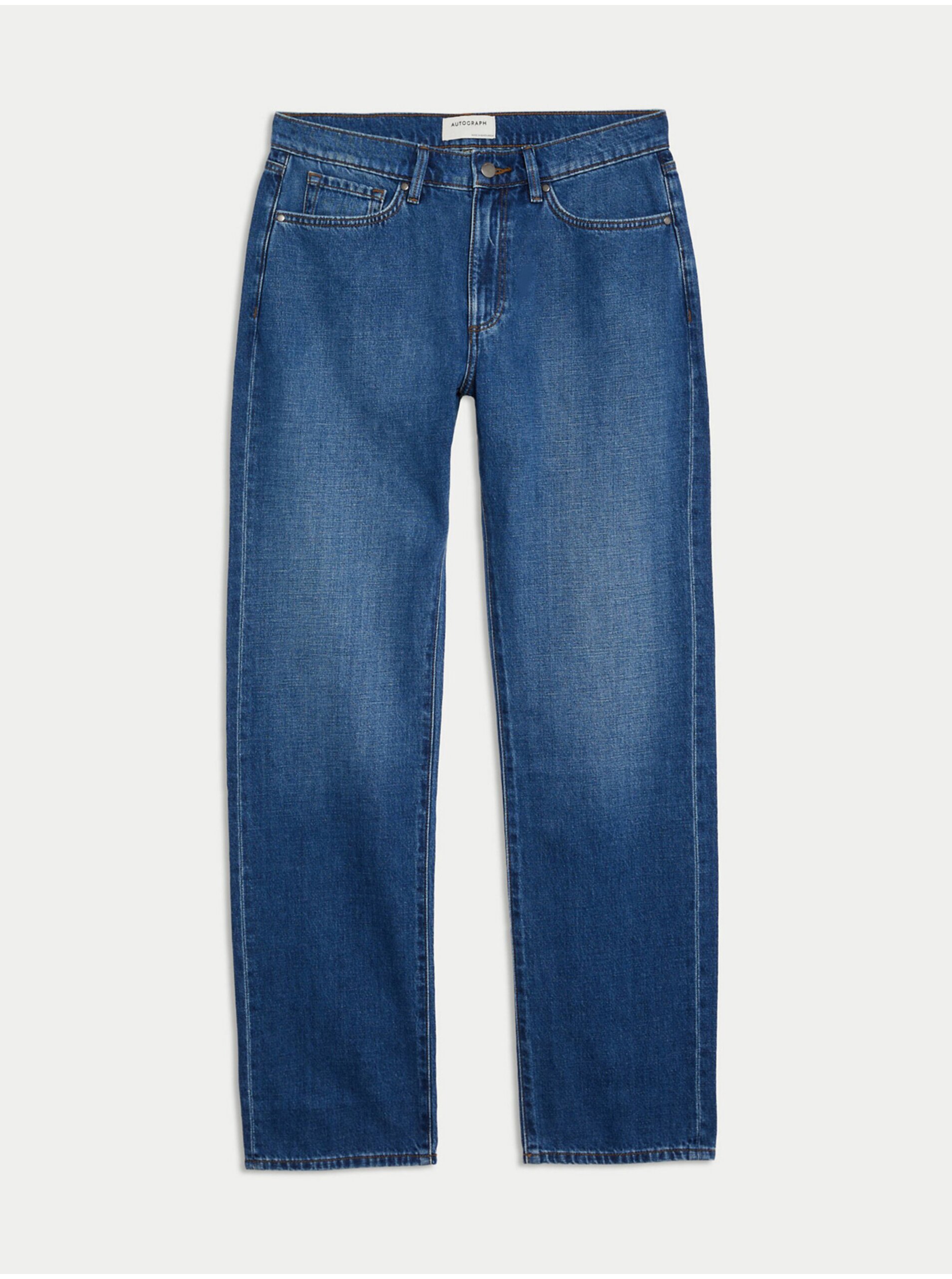 Levně Modré pánské džíny Marks & Spencer