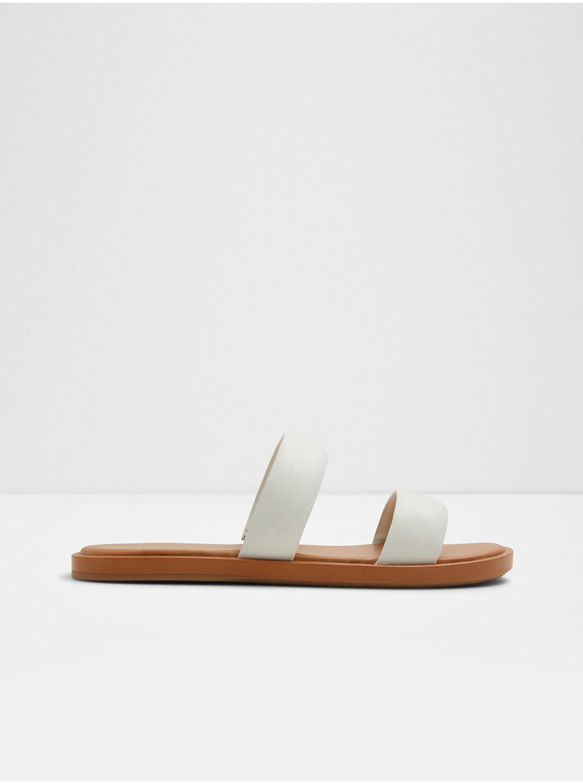 Levně Bílé dámské sandály Aldo Krios