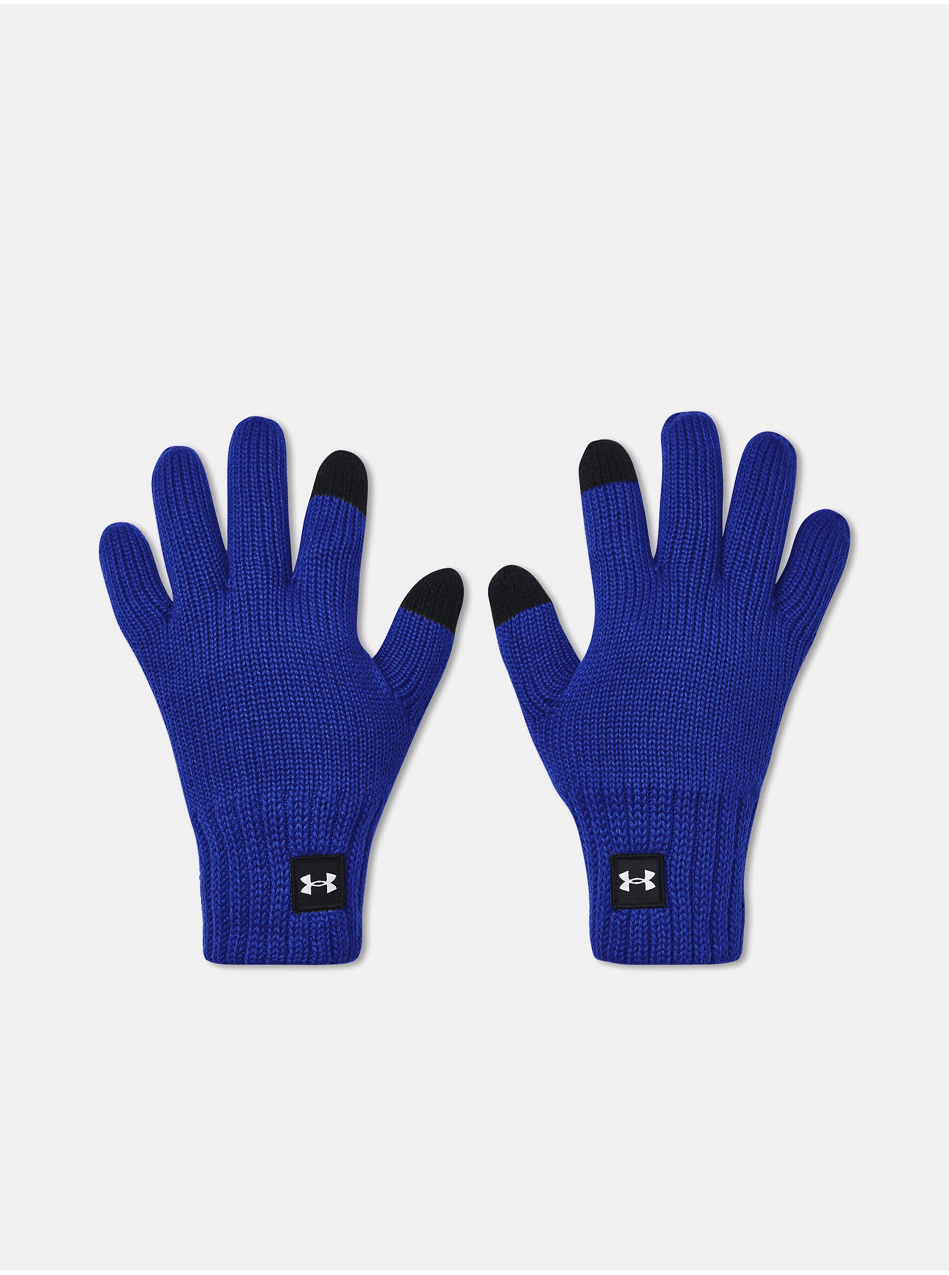 Levně Modré sportovní rukavice Under Armour UA Halftime Wool