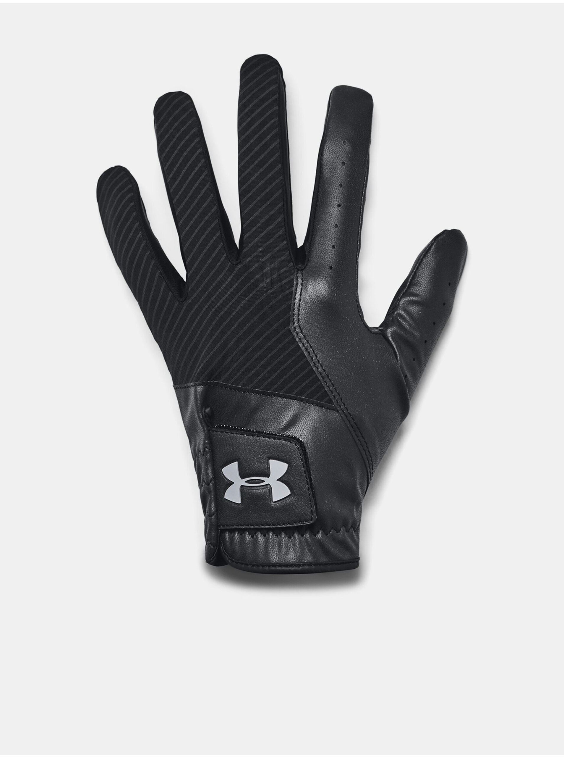 E-shop Čierne pánske športové rukavice Under Armour UA Medal Golf