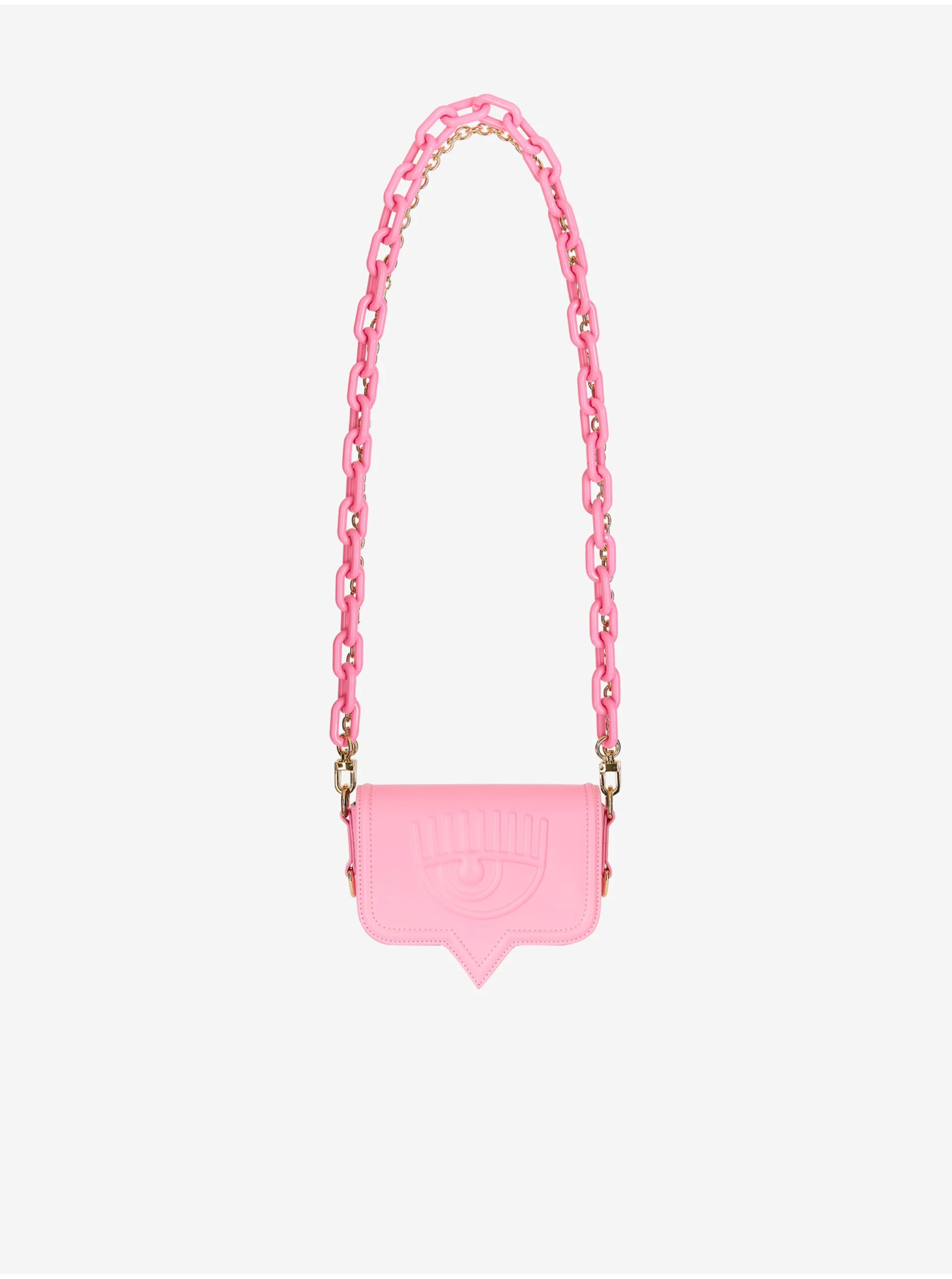 Levně Růžová dámská kabelka CHIARA FERRAGNI Eyelike Bags