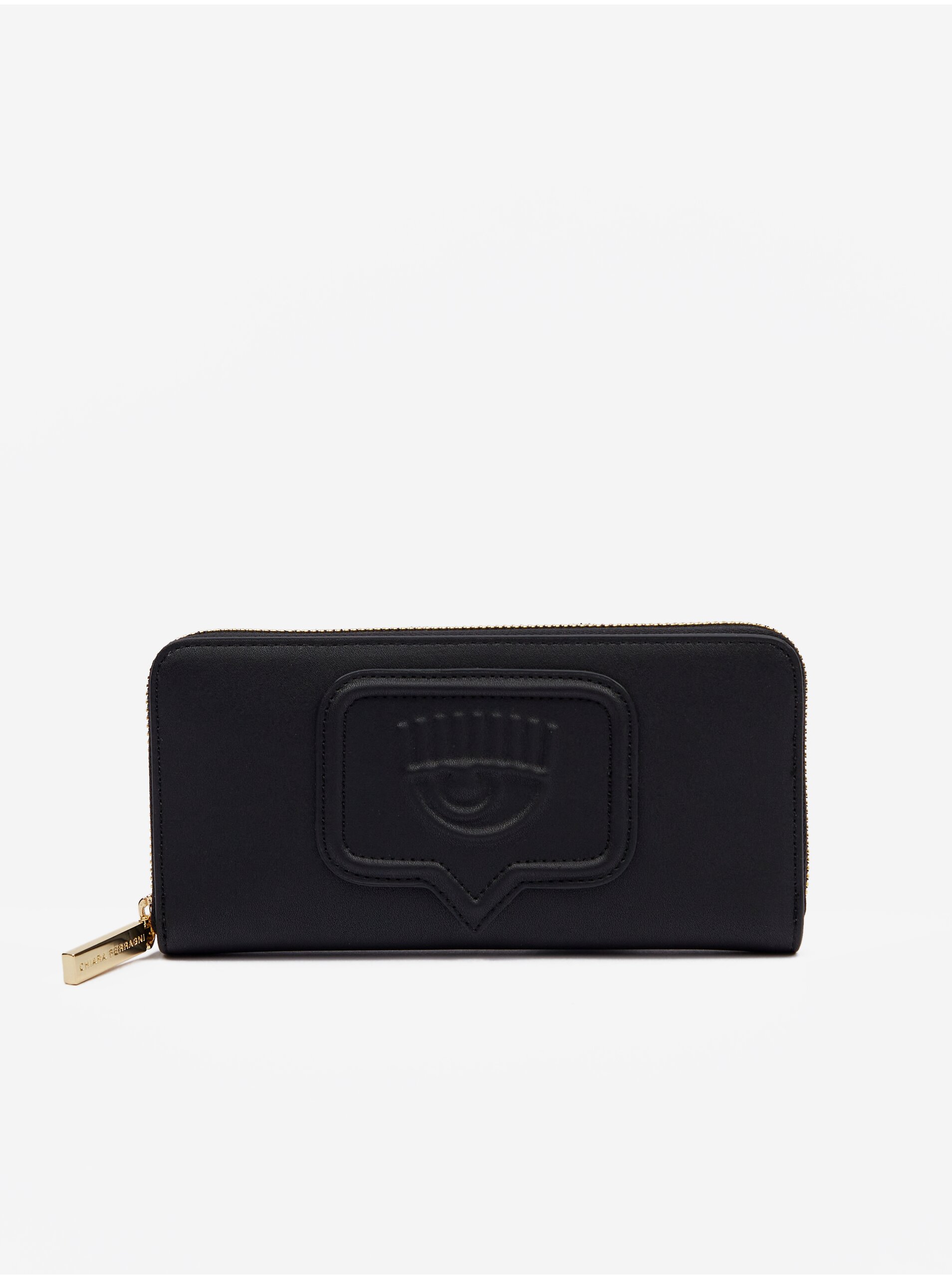 Lacno Čierna dámska peňaženka CHIARA FERRAGNI Eyelike Bags