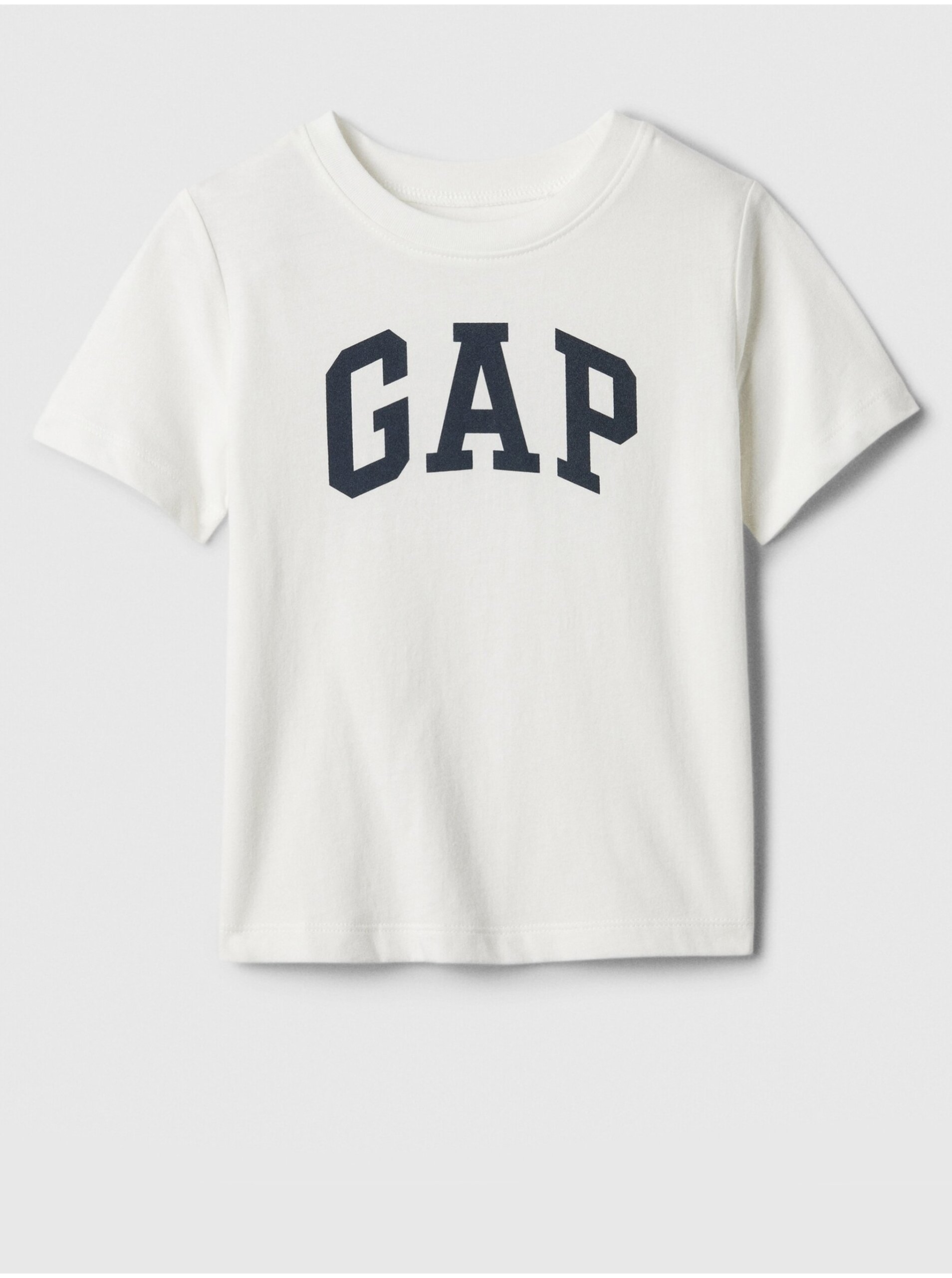 Levně Bílé klučičí tričko GAP