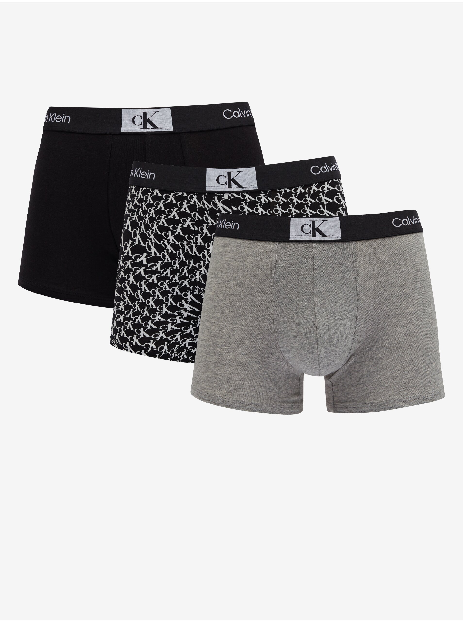 Levně Sada tří pánských boxerek Calvin Klein Underwear Trunk 3PK