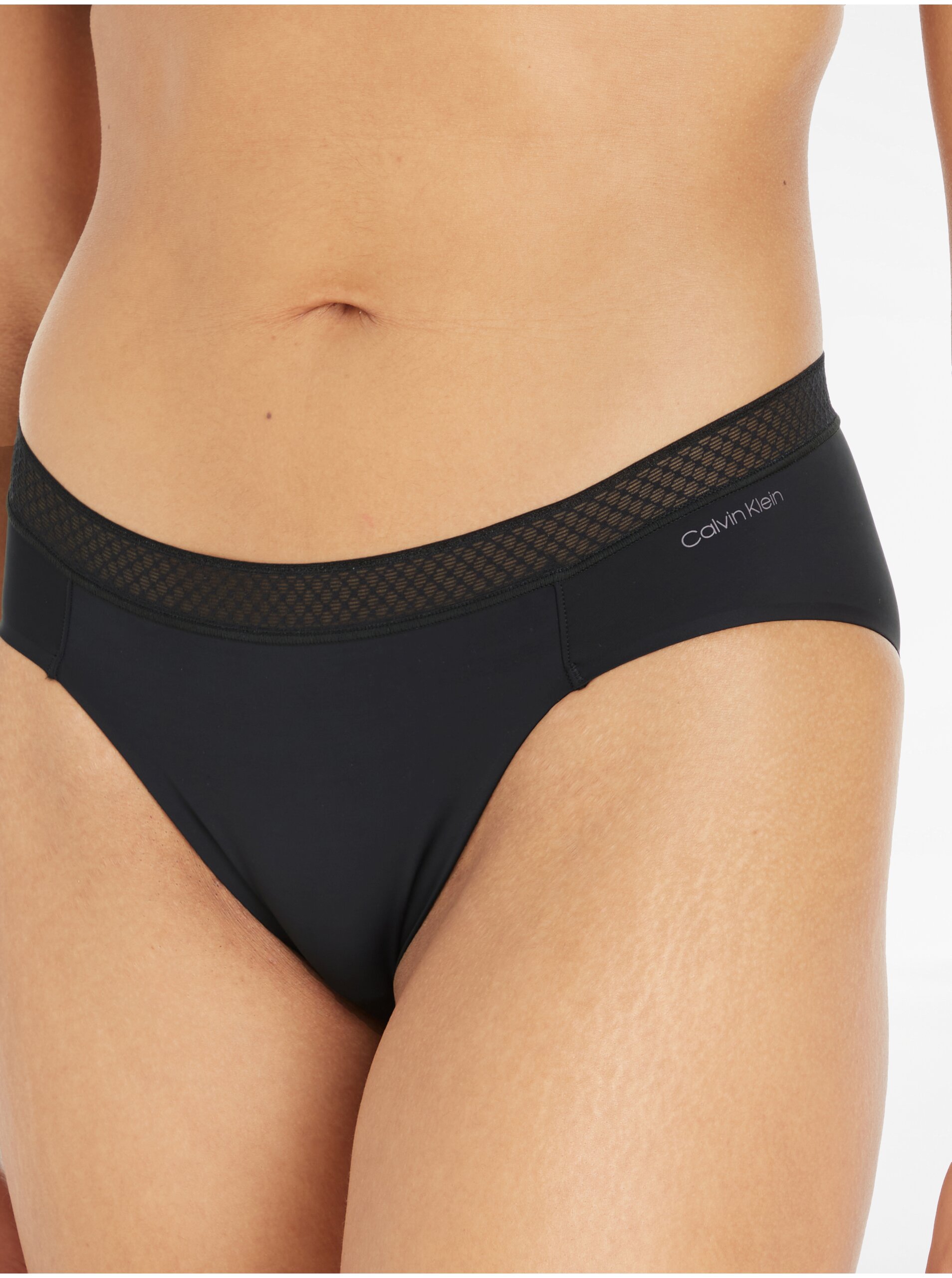 Levně Černé dámské kalhotky Calvin Klein Underwear Bikini Briefs Seductive Comfort