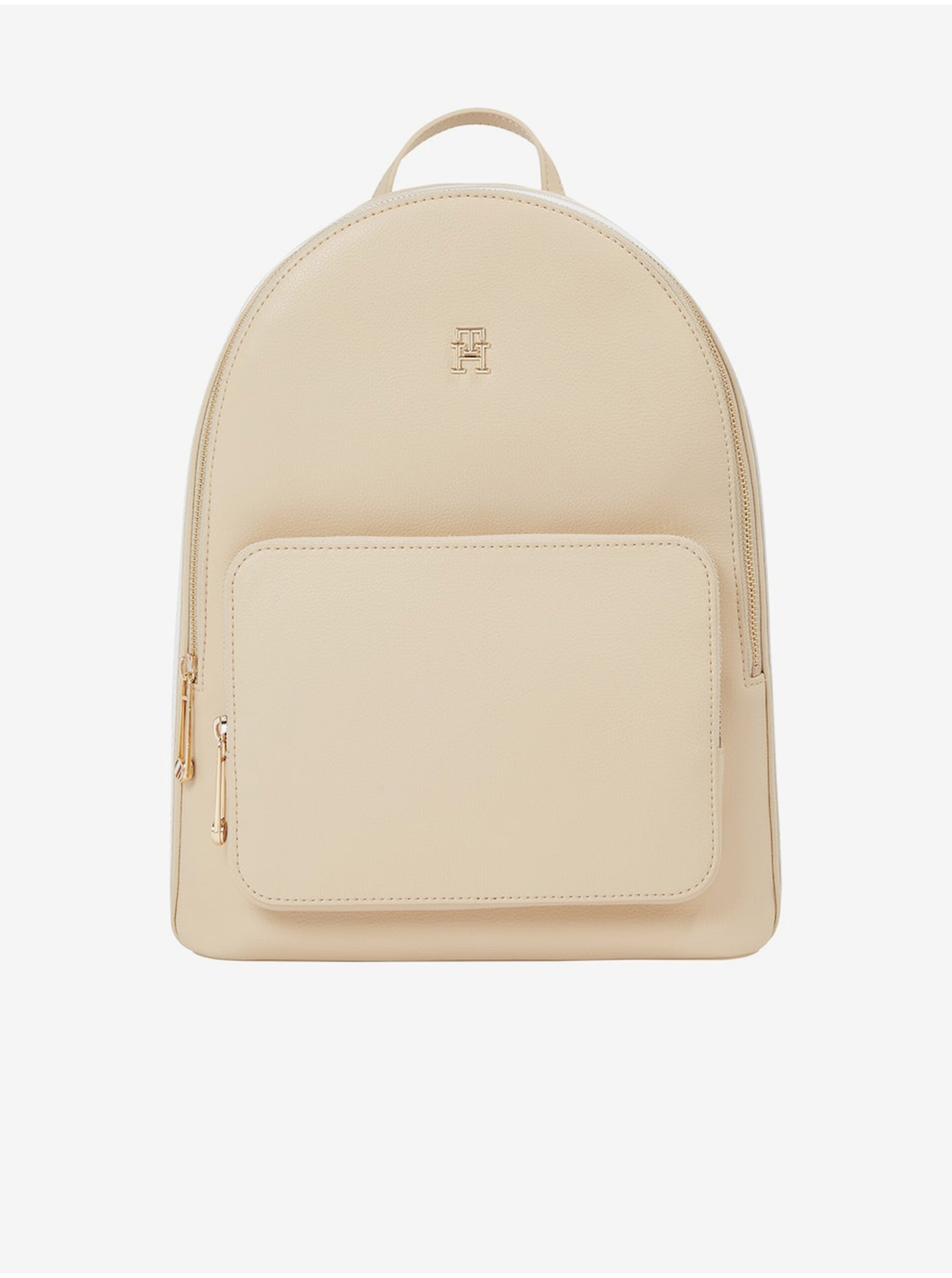 Levně Béžový dámský batoh Tommy Hilfiger Essential SC Backpack