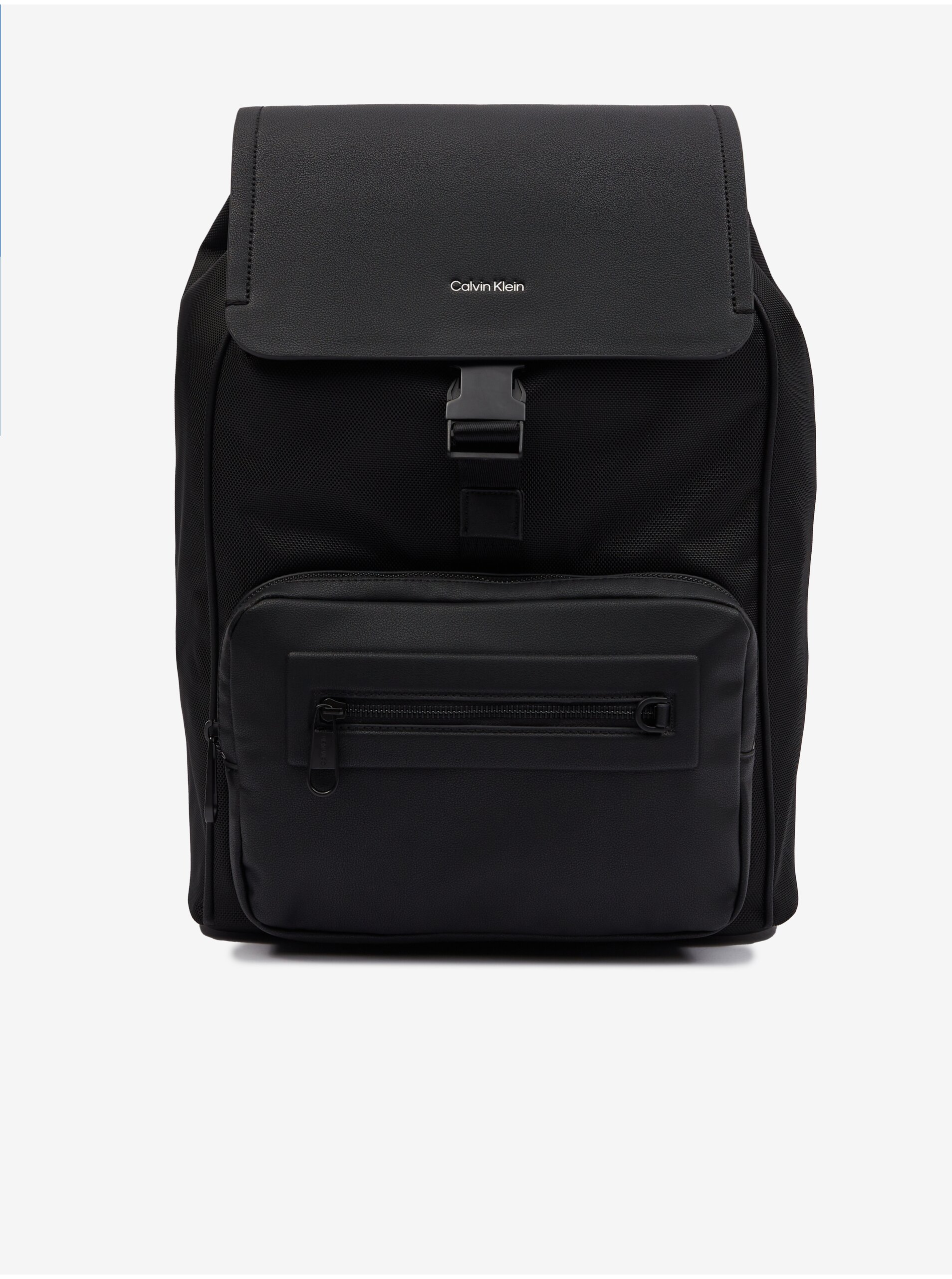 Levně Černý pánský batoh Calvin Klein Elevated Flap BP