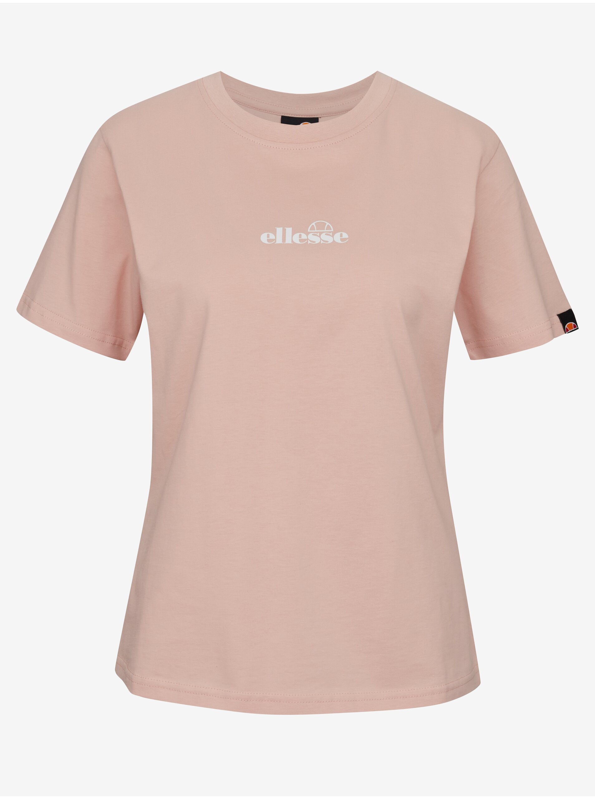 Levně Světle růžové dámské tričko Ellesse