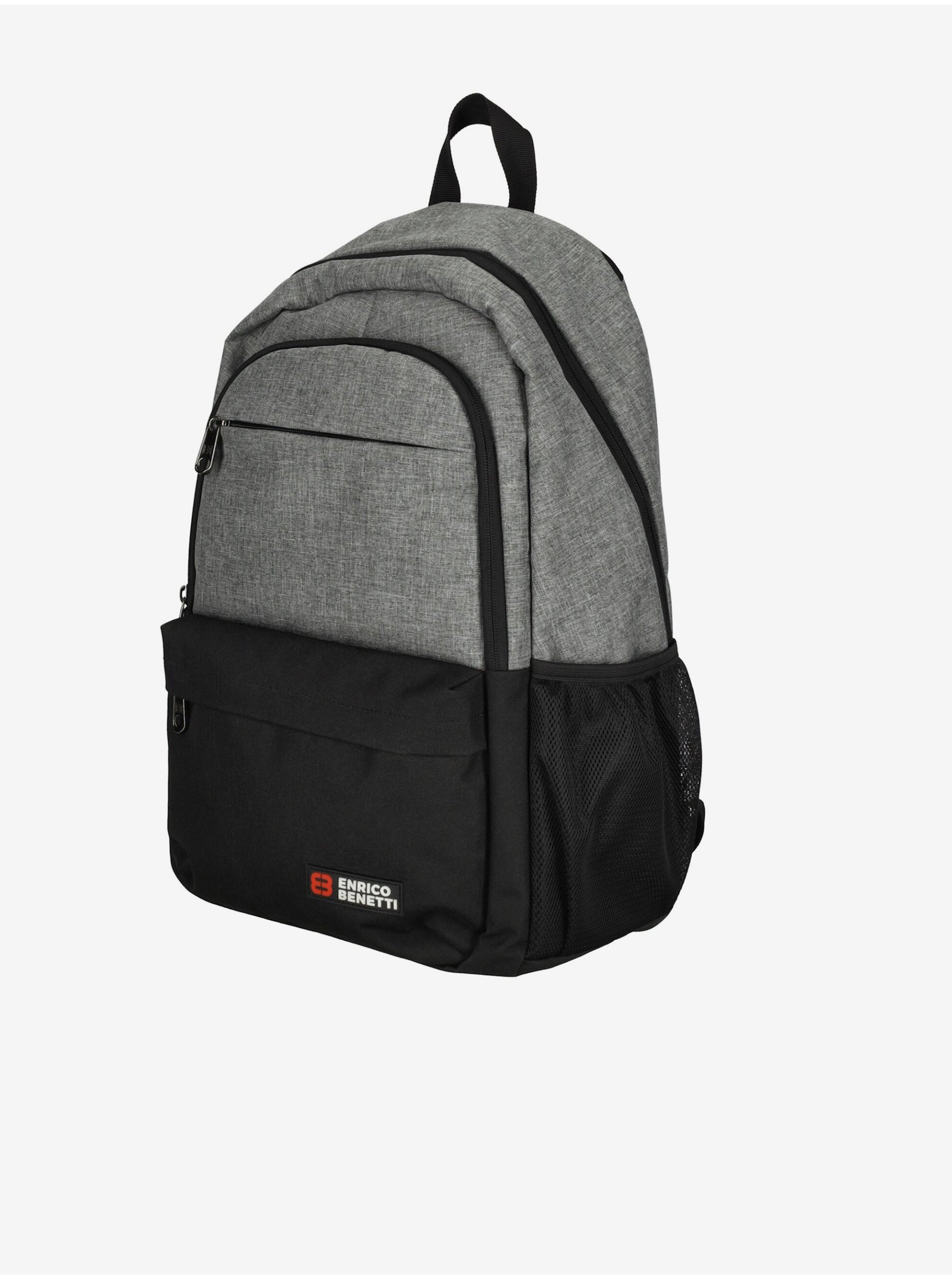 Batoh Enrico Benetti Hamburg Notebook Backpack 23 l Light Grey
