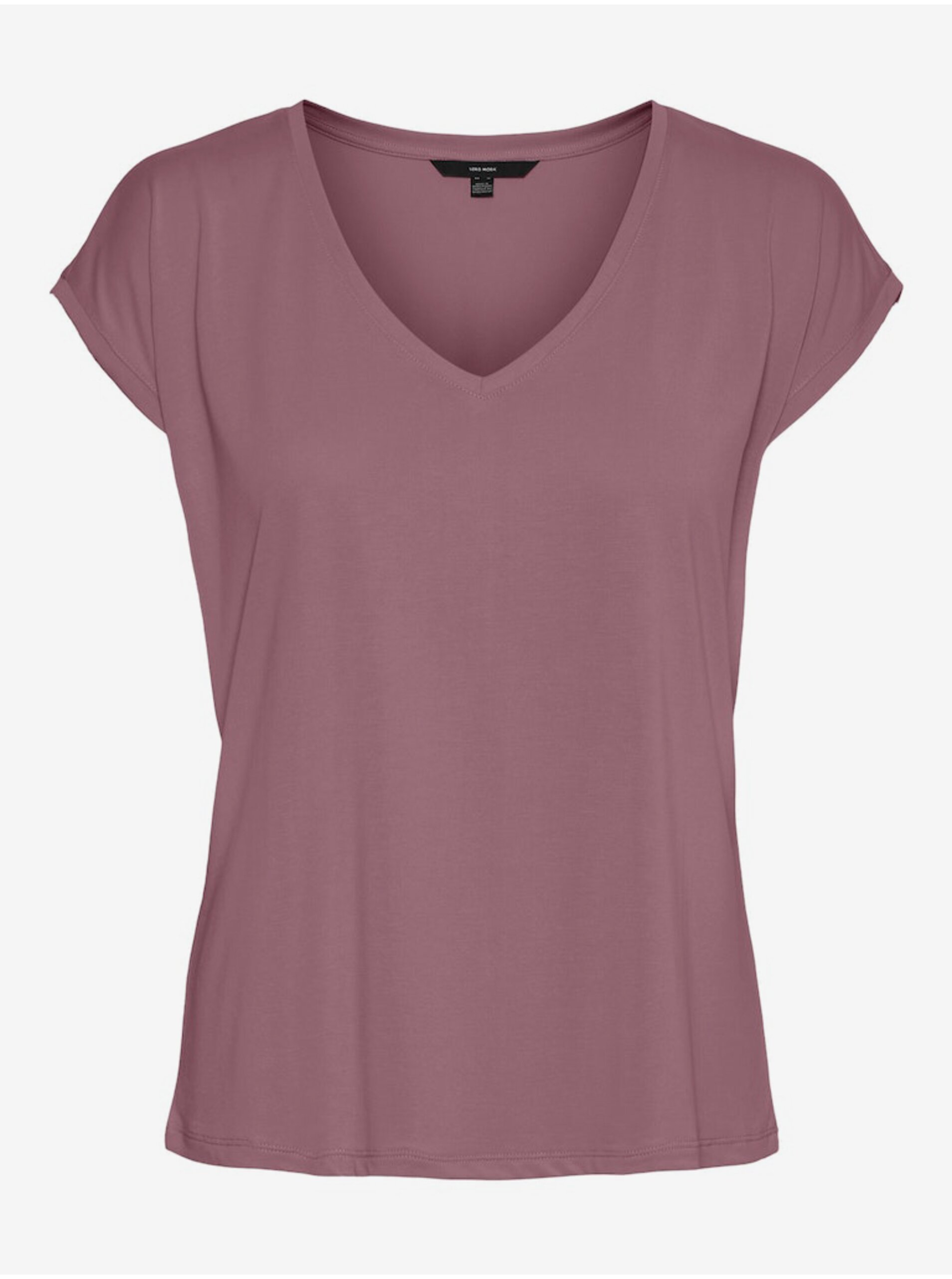 Růžové dámské tričko Vero Moda Filli