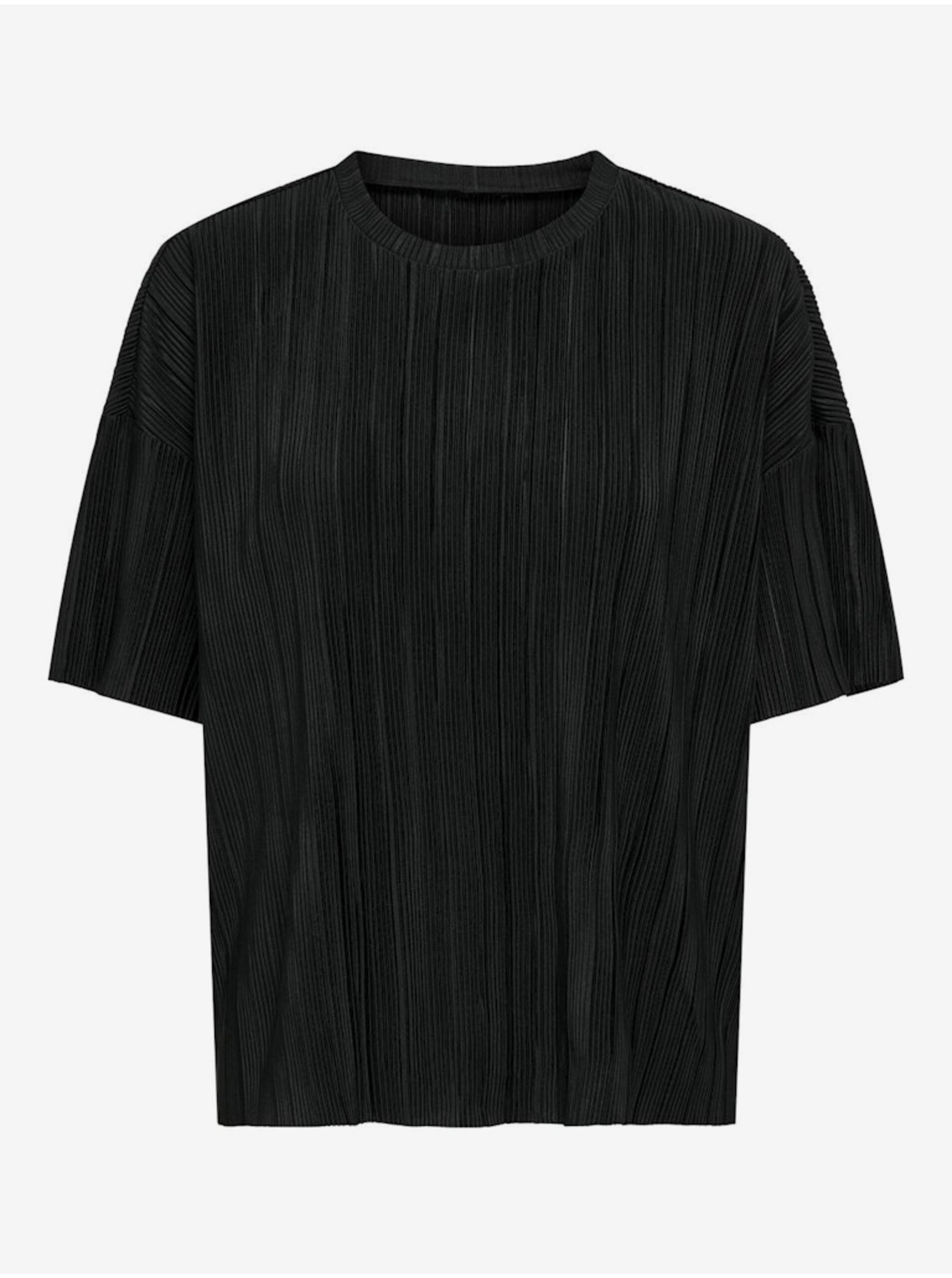 Levně Černé dámské tričko ONLY Ravenna