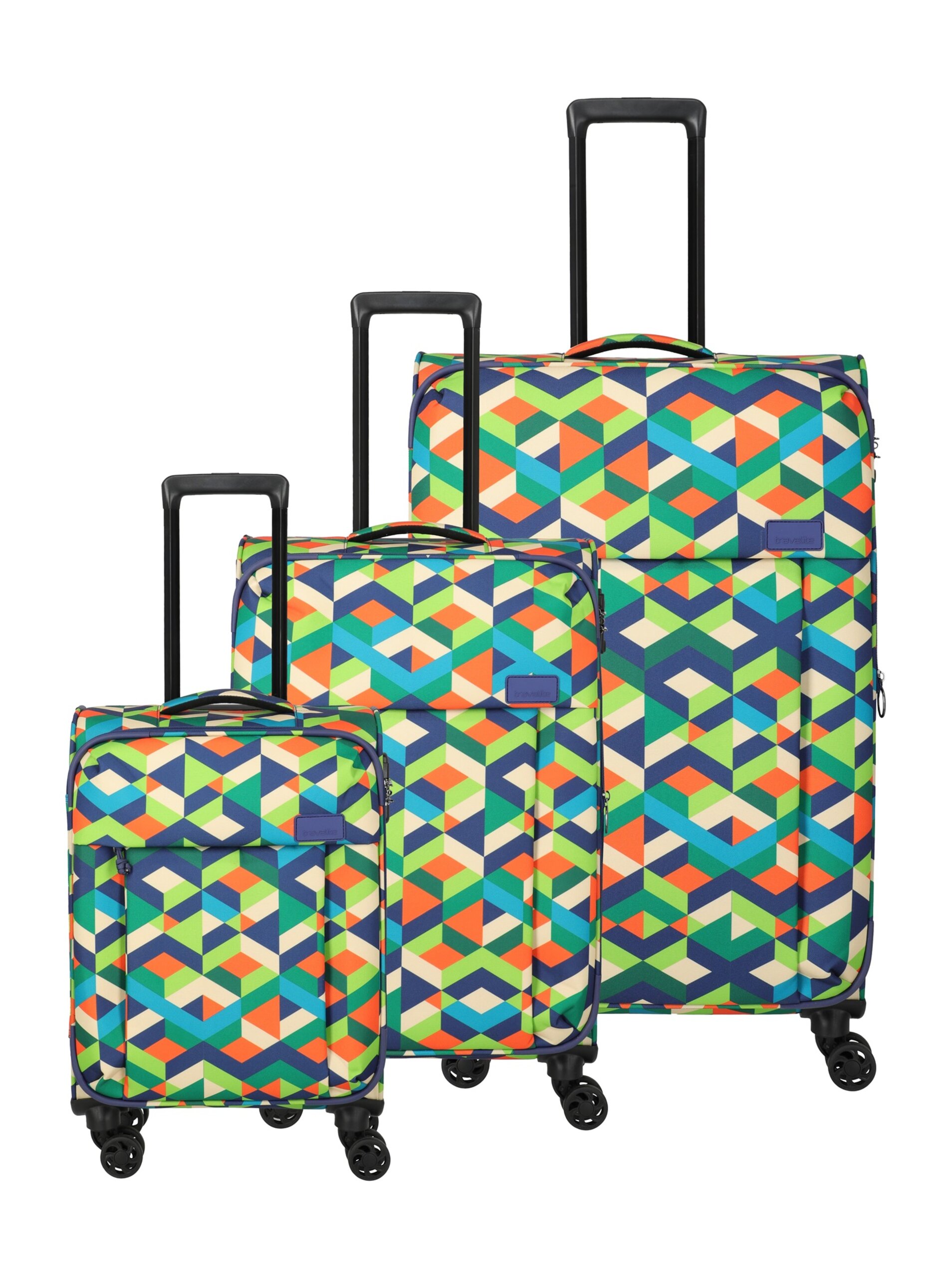 Sada cestovních kufrů Travelite Campus S,M,L Print