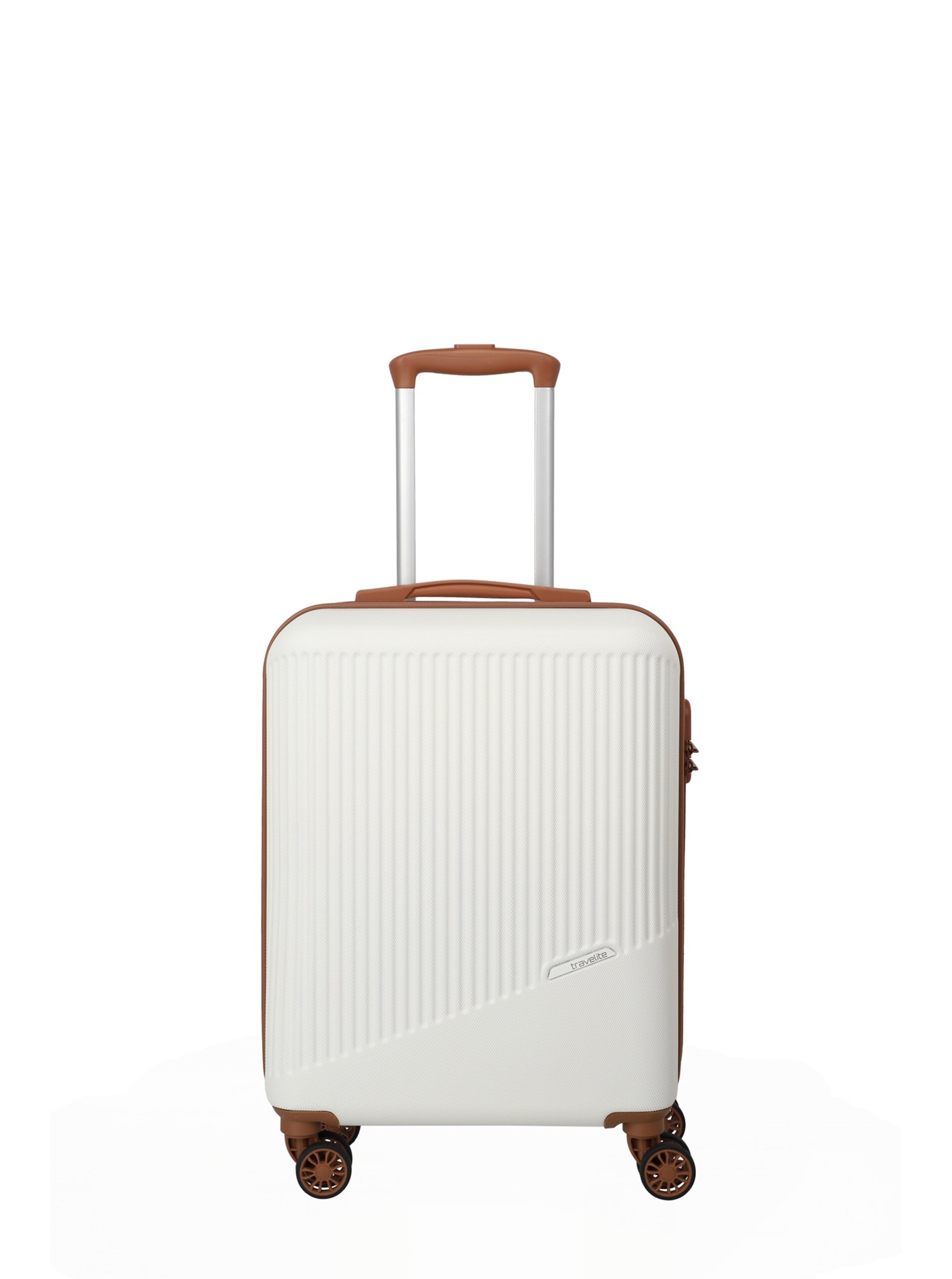 Cestovní kufr Travelite Bali S White/Cognac