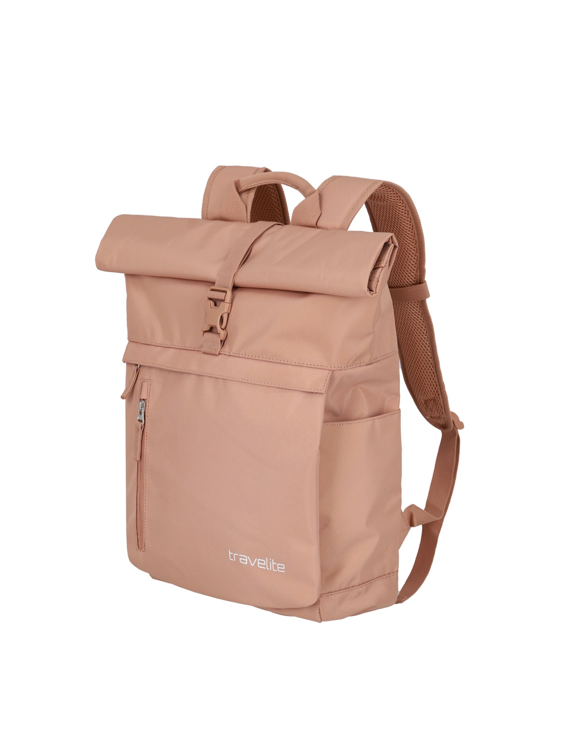 Batoh Travelite Basics Rollup Backpack Rose
