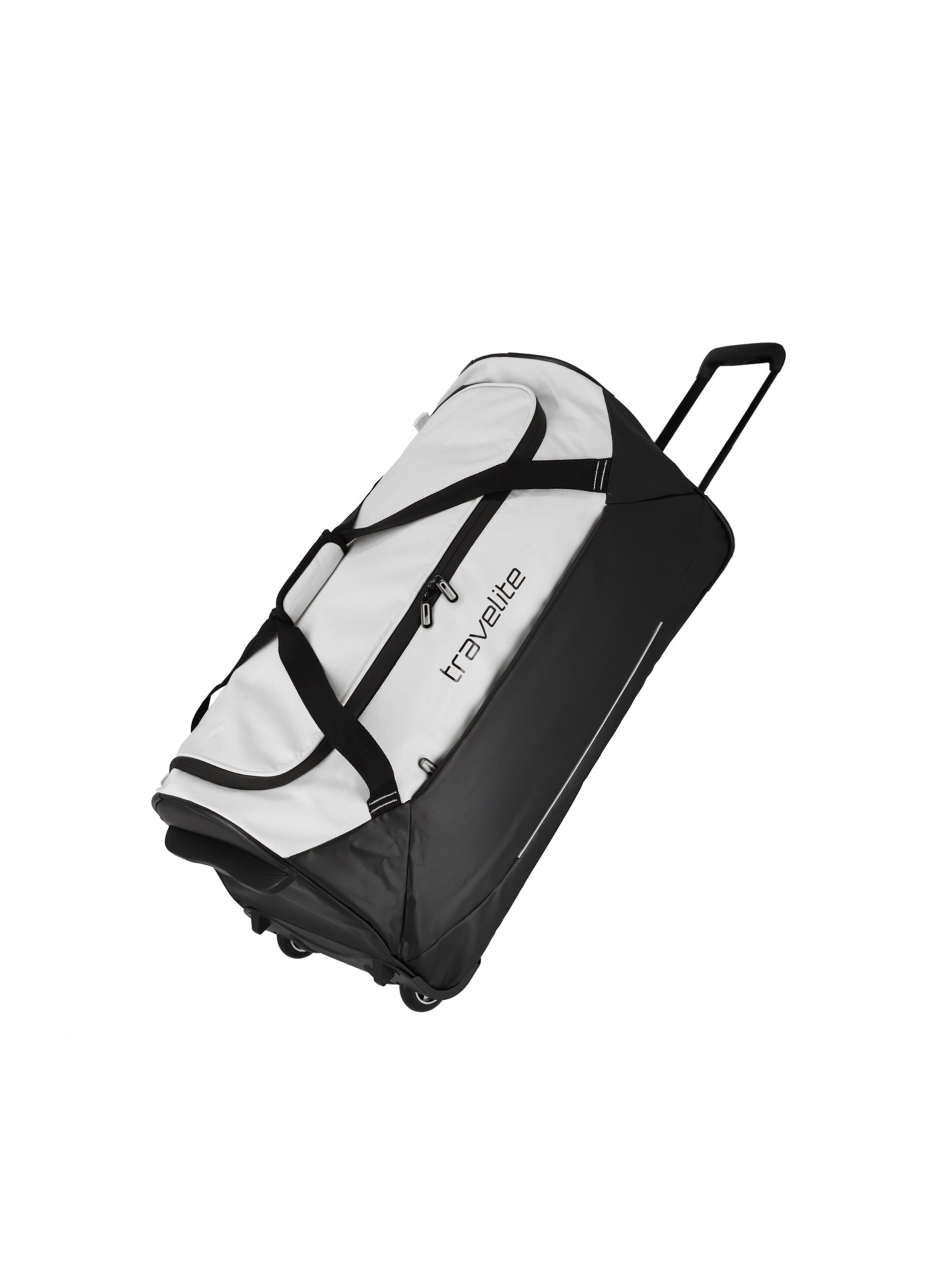 Cestovní taška Travelite Basics Trolley Travel Bag Black/white