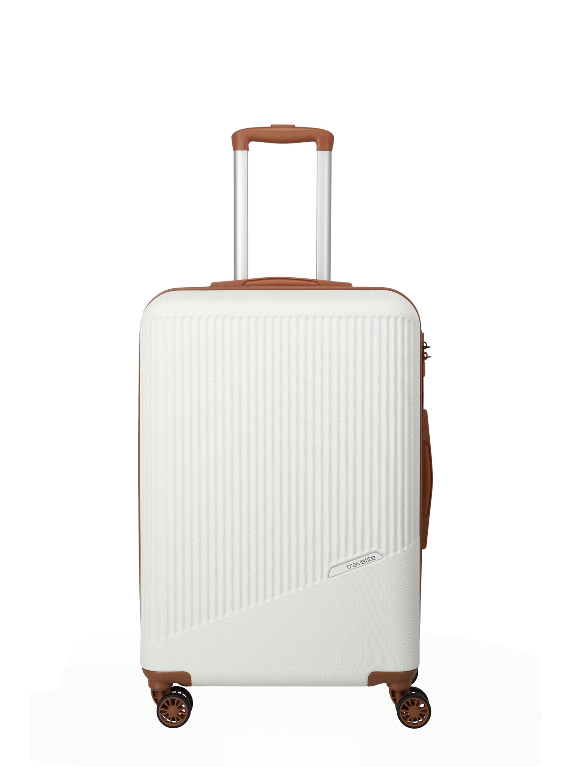 Cestovní kufr Travelite Bali M White/Cognac