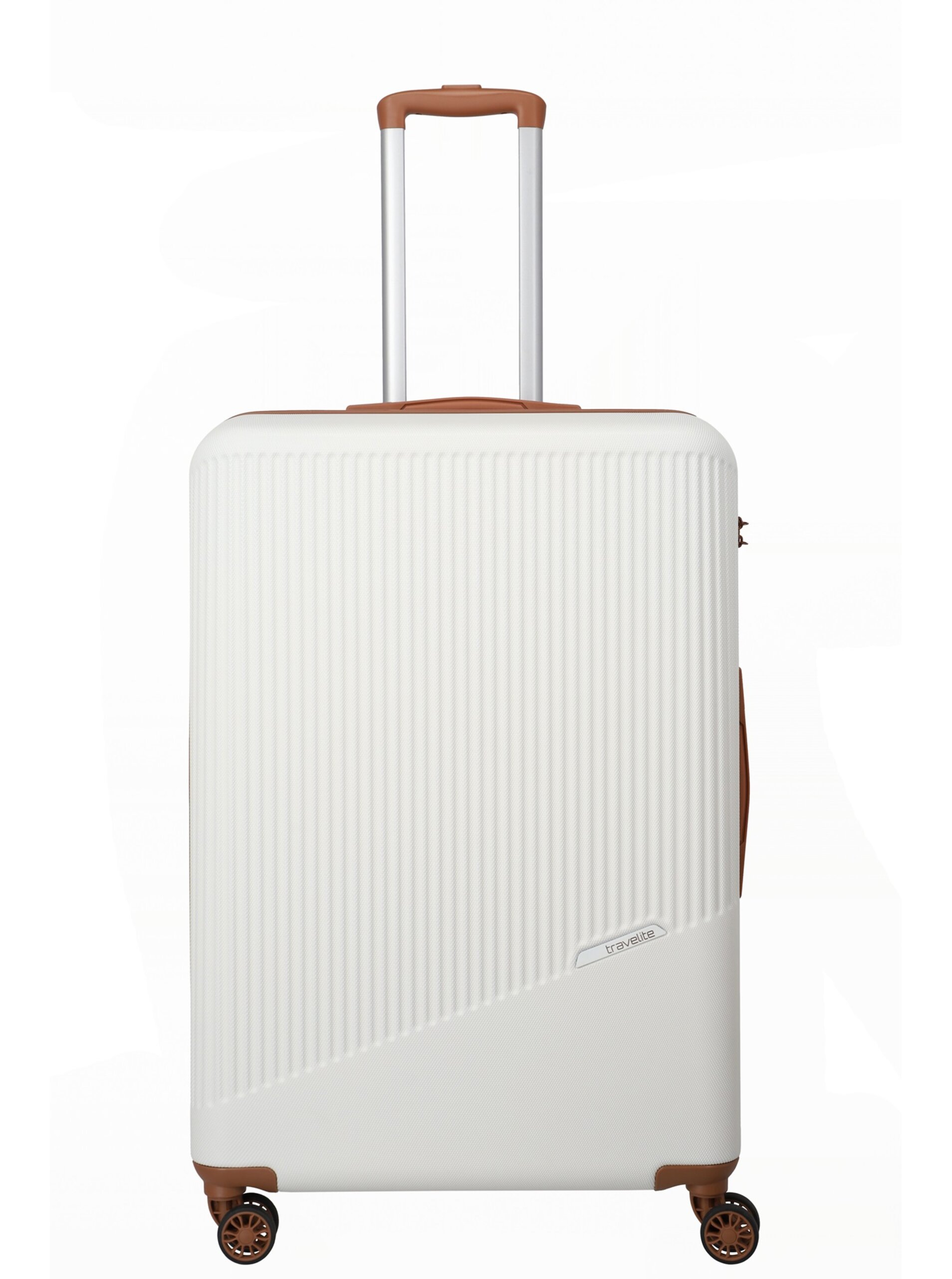 Cestovní kufr Travelite Bali L White/Cognac