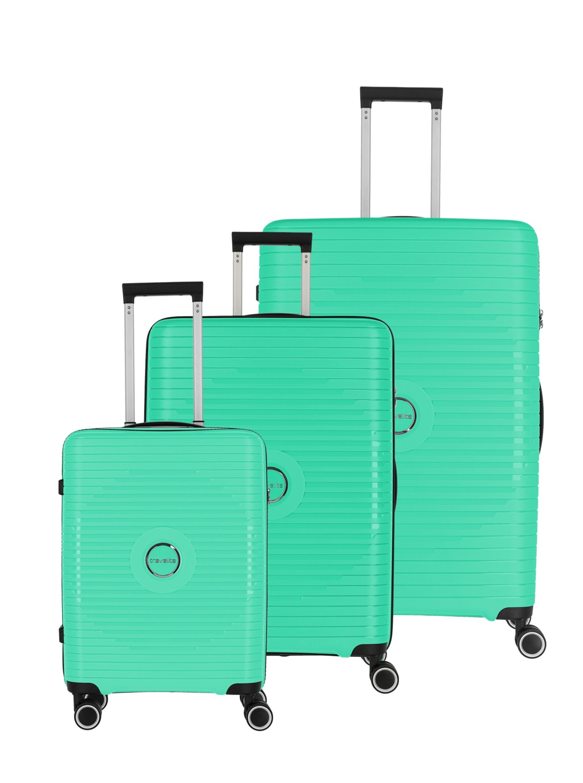Sada cestovních kufrů Travelite Orbita S,M,L Green