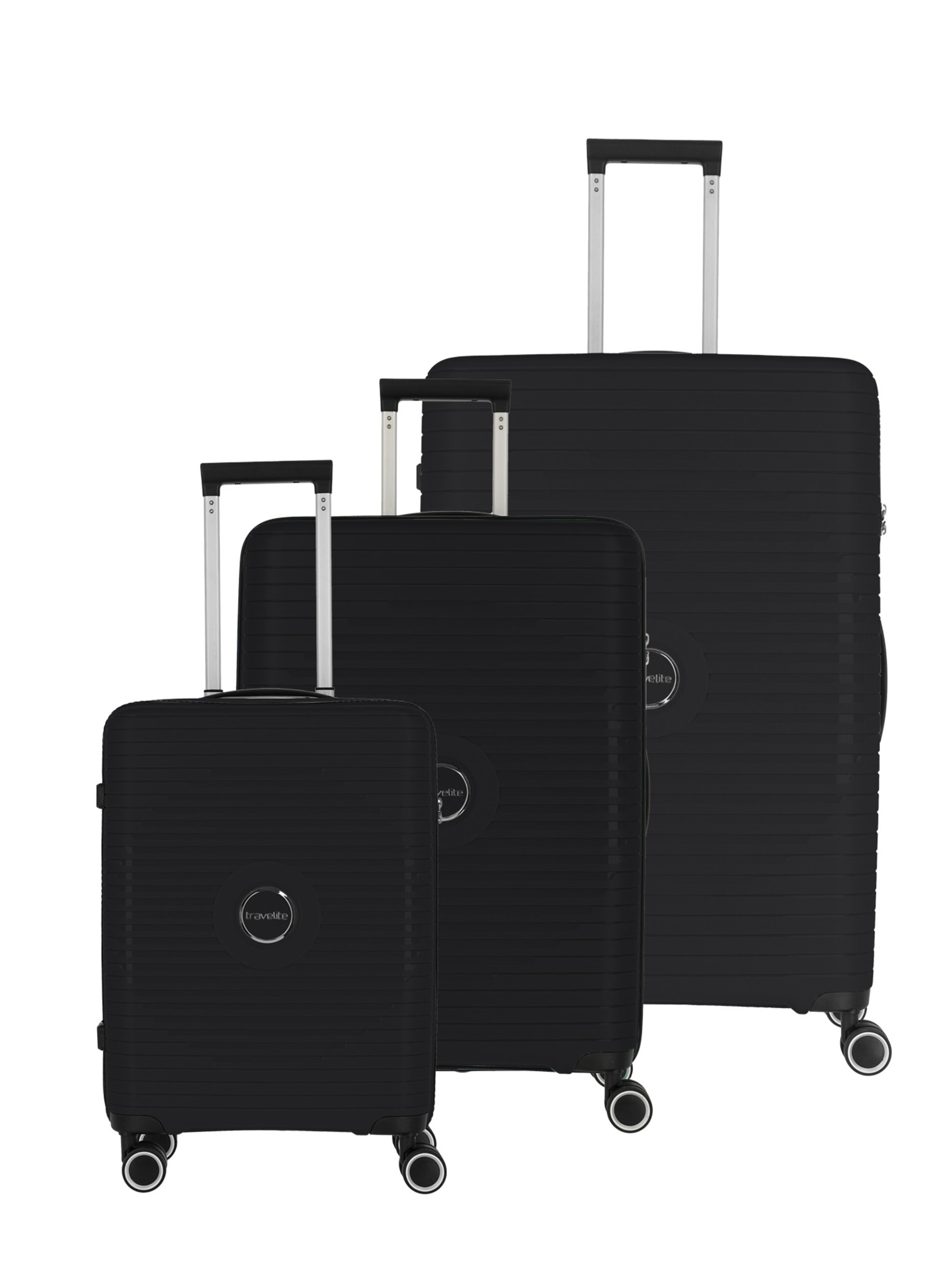 Sada cestovních kufrů Travelite Orbita S,M,L Black
