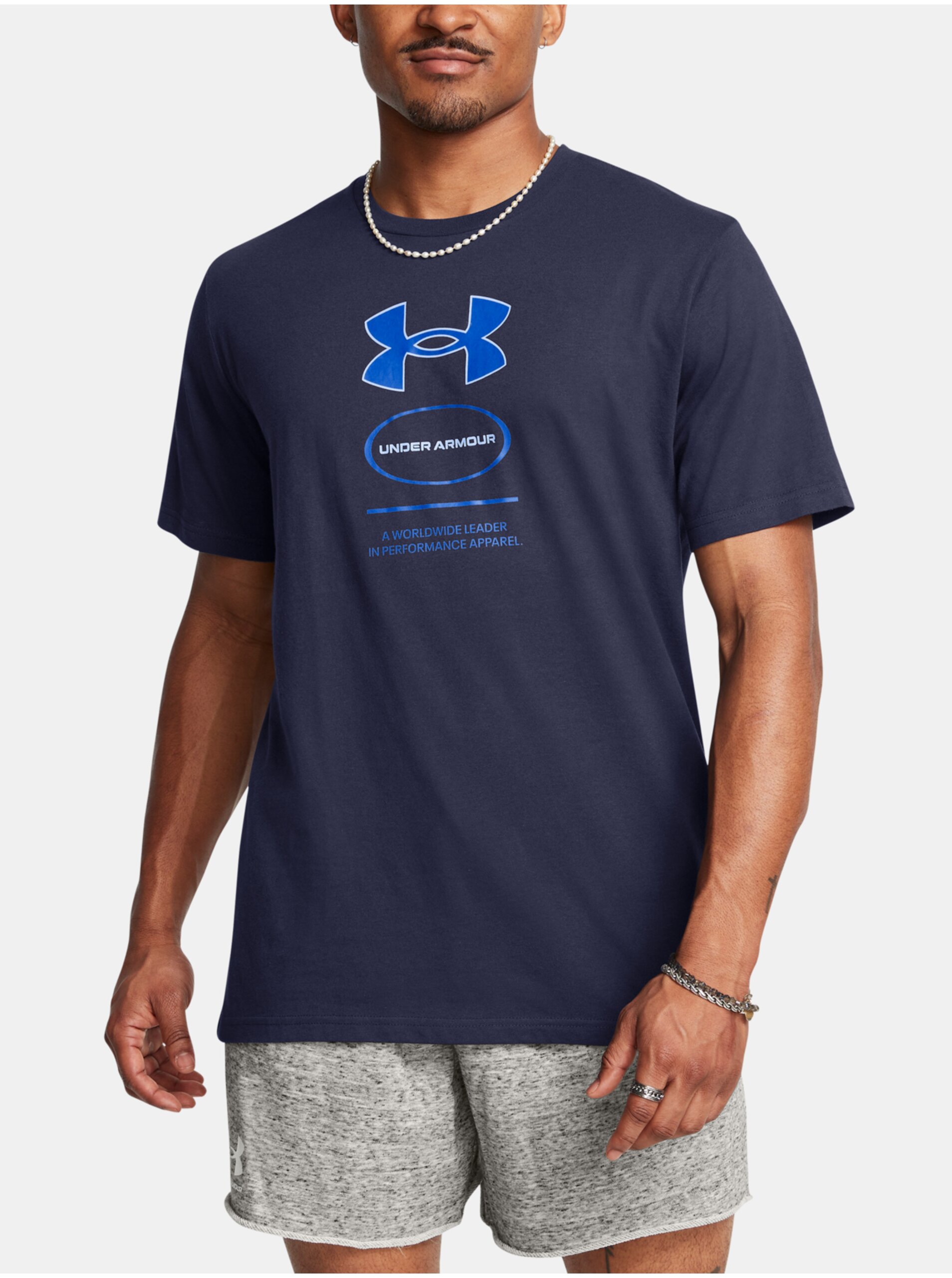 Levně Pánské tričko Under Armour UA M Branded GEL Stack SS