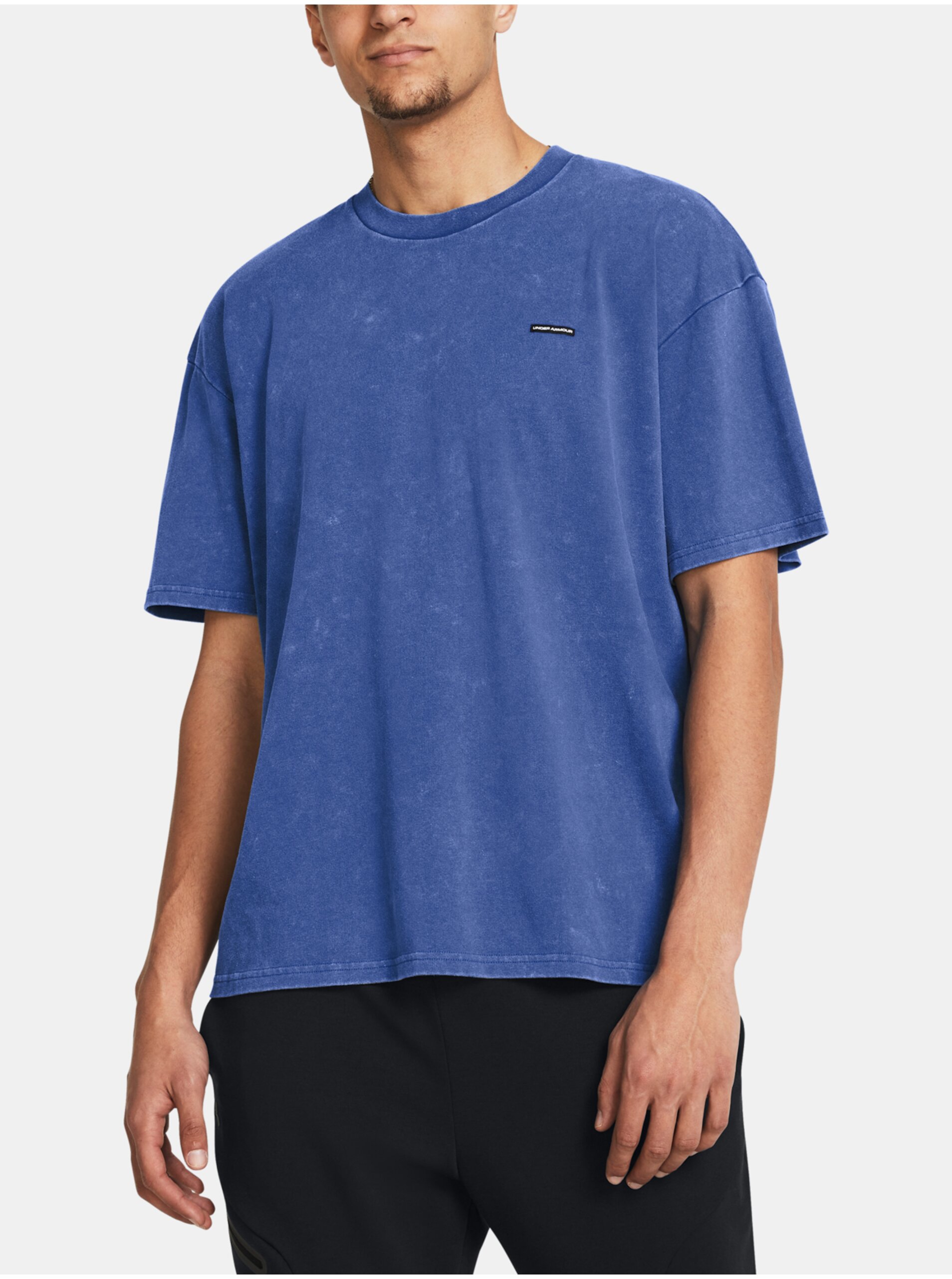 Pánské tričko Under Armour UA M HW OS LOGO WASH SS